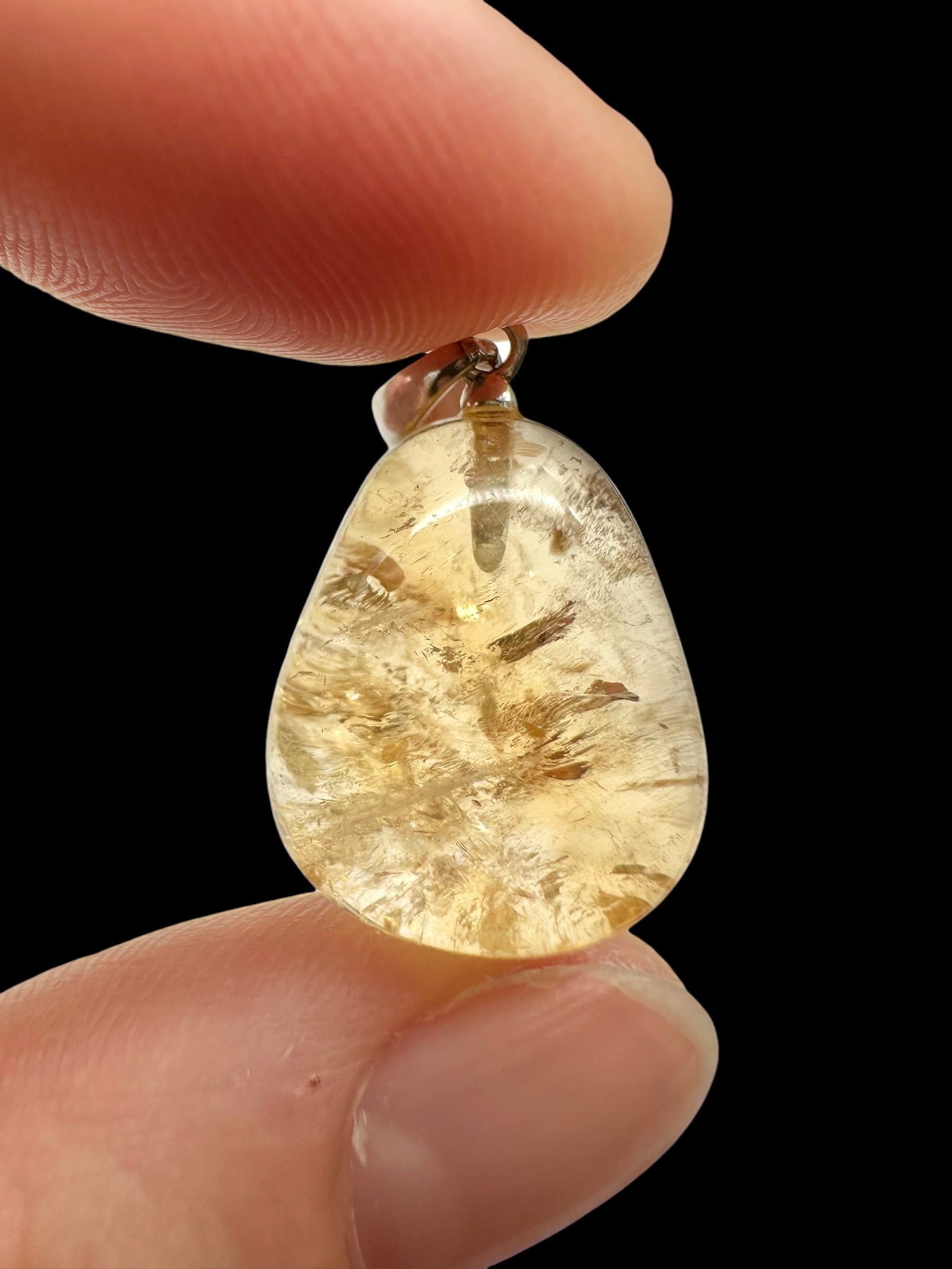 Silver pendant made of citrine - SP/CI03