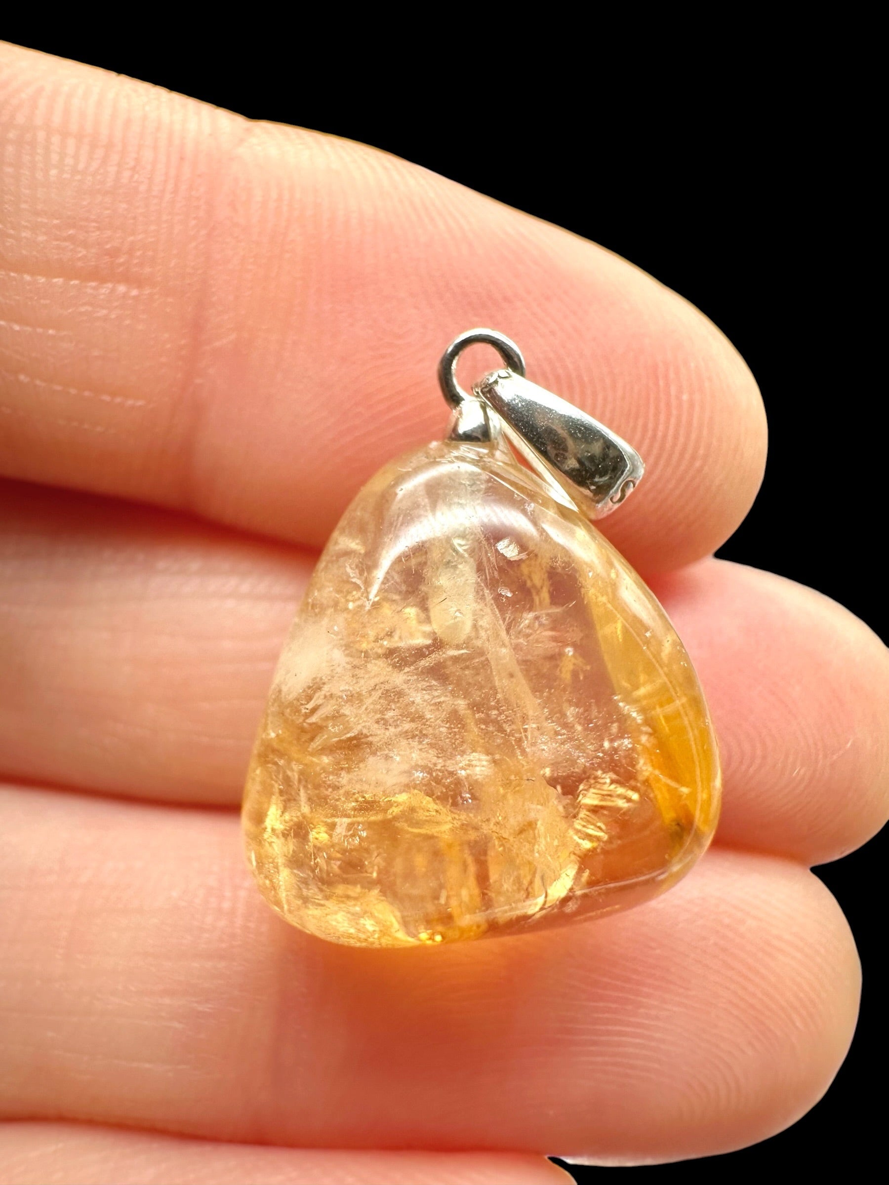 Silver pendant made of citrine - SP/CI04