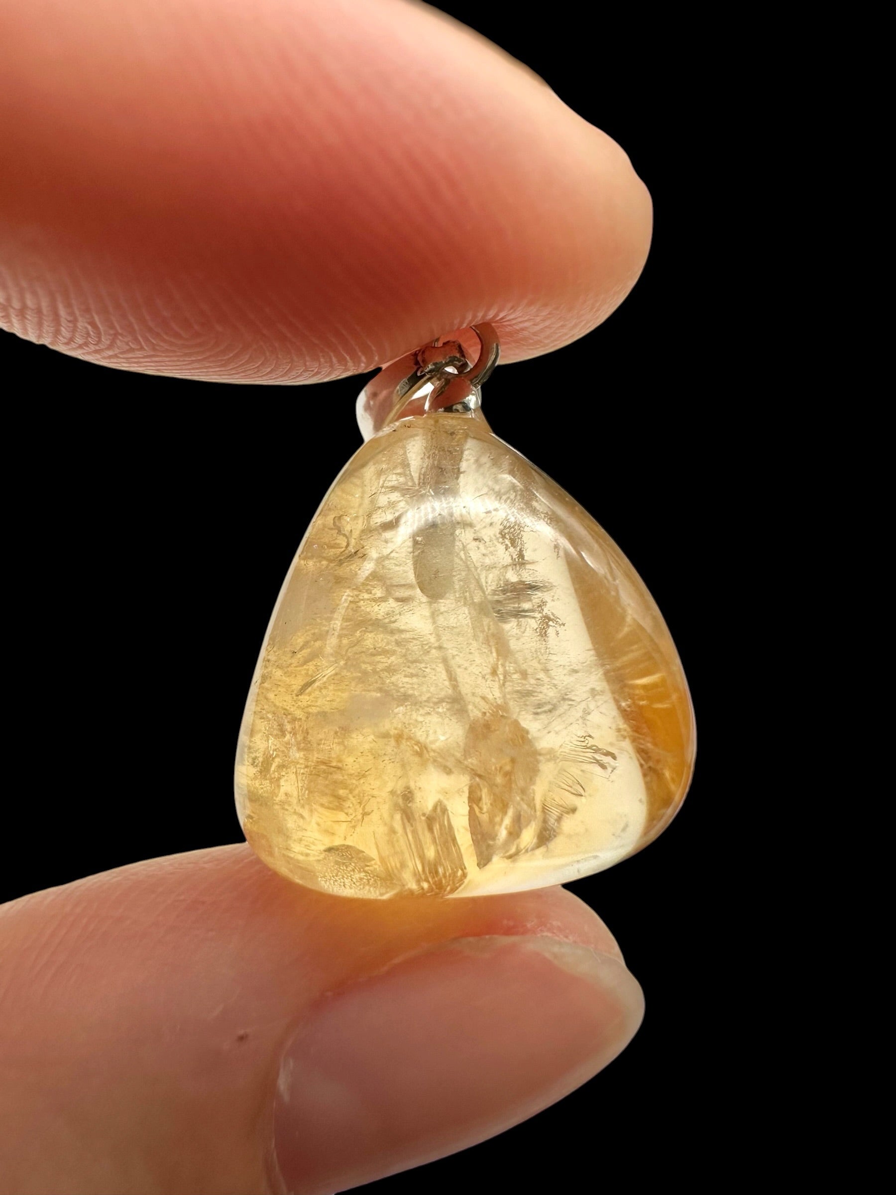 Silver pendant made of citrine - SP/CI04