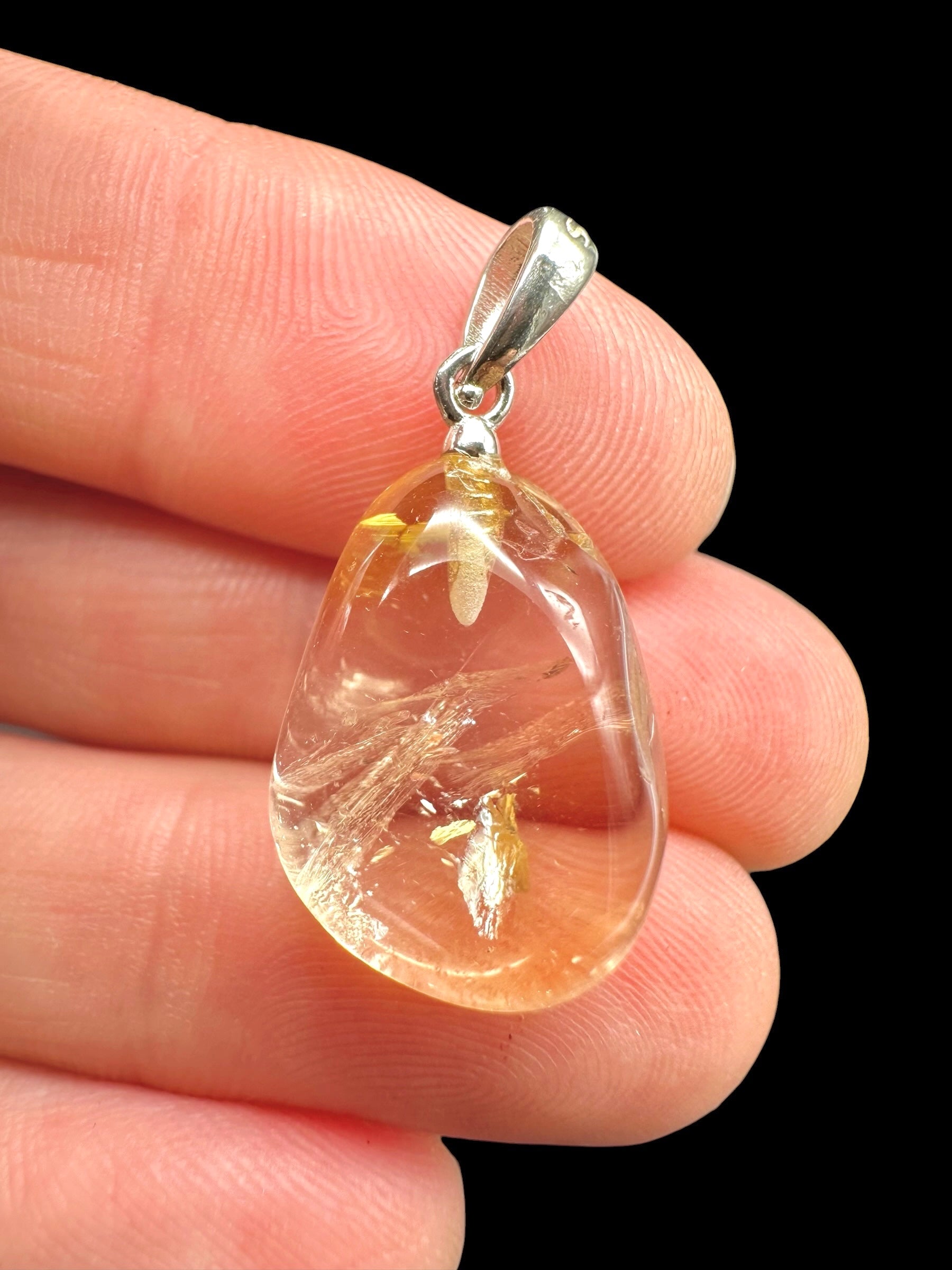 Silver pendant made of citrine - SP/CI05