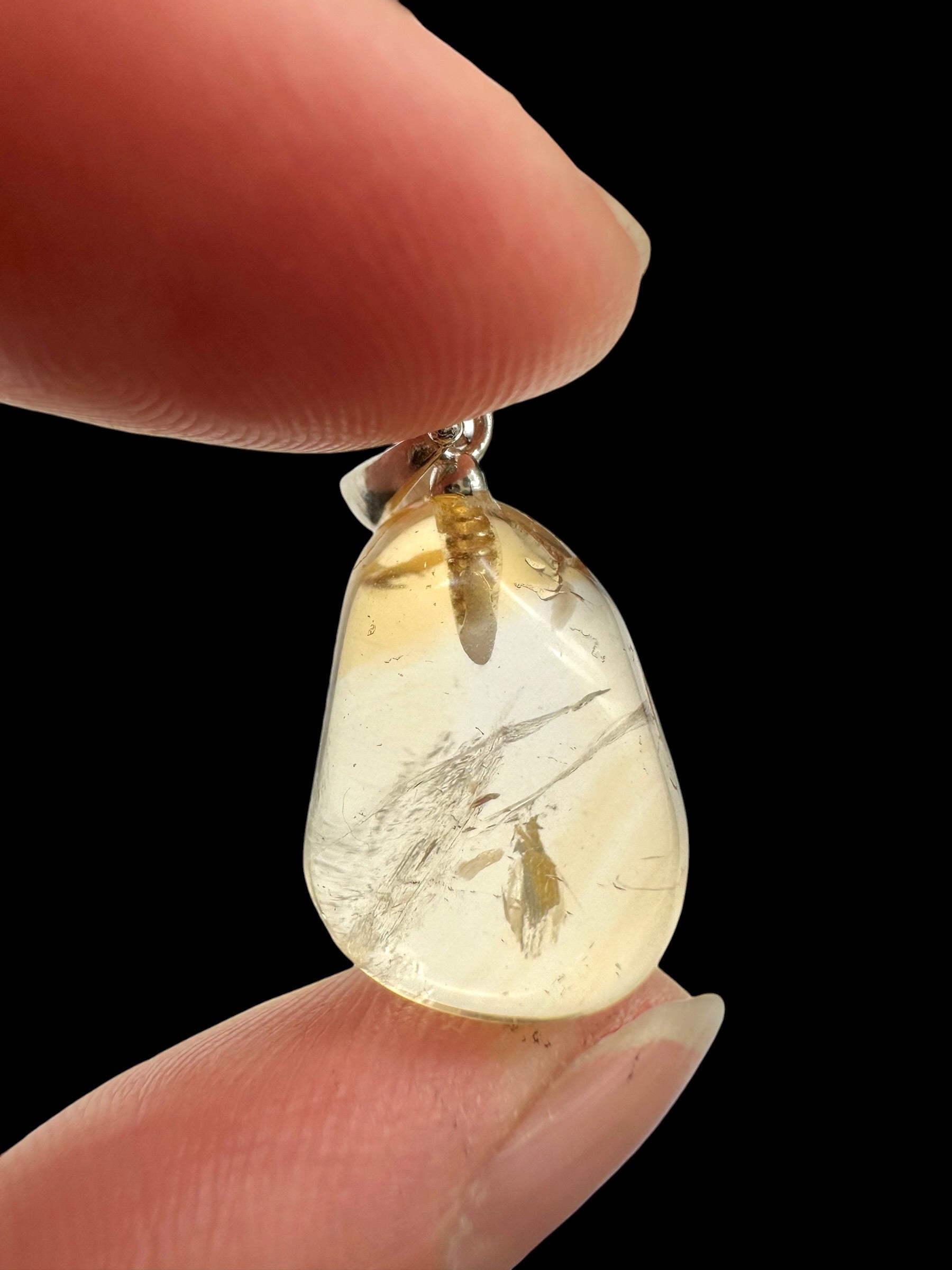 Silver pendant made of citrine - SP/CI05