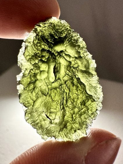 Moldavite Grezza – Kvitkovice – 12,4g - V486-1