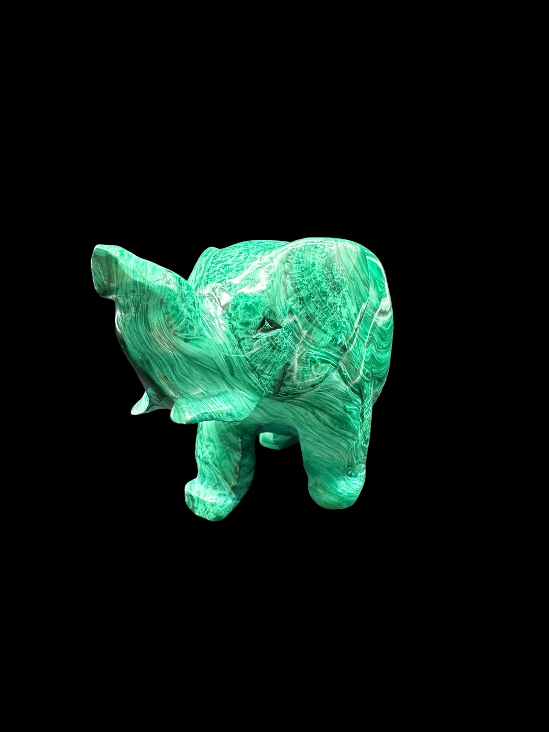 Malachite animal – elephant - MZ052