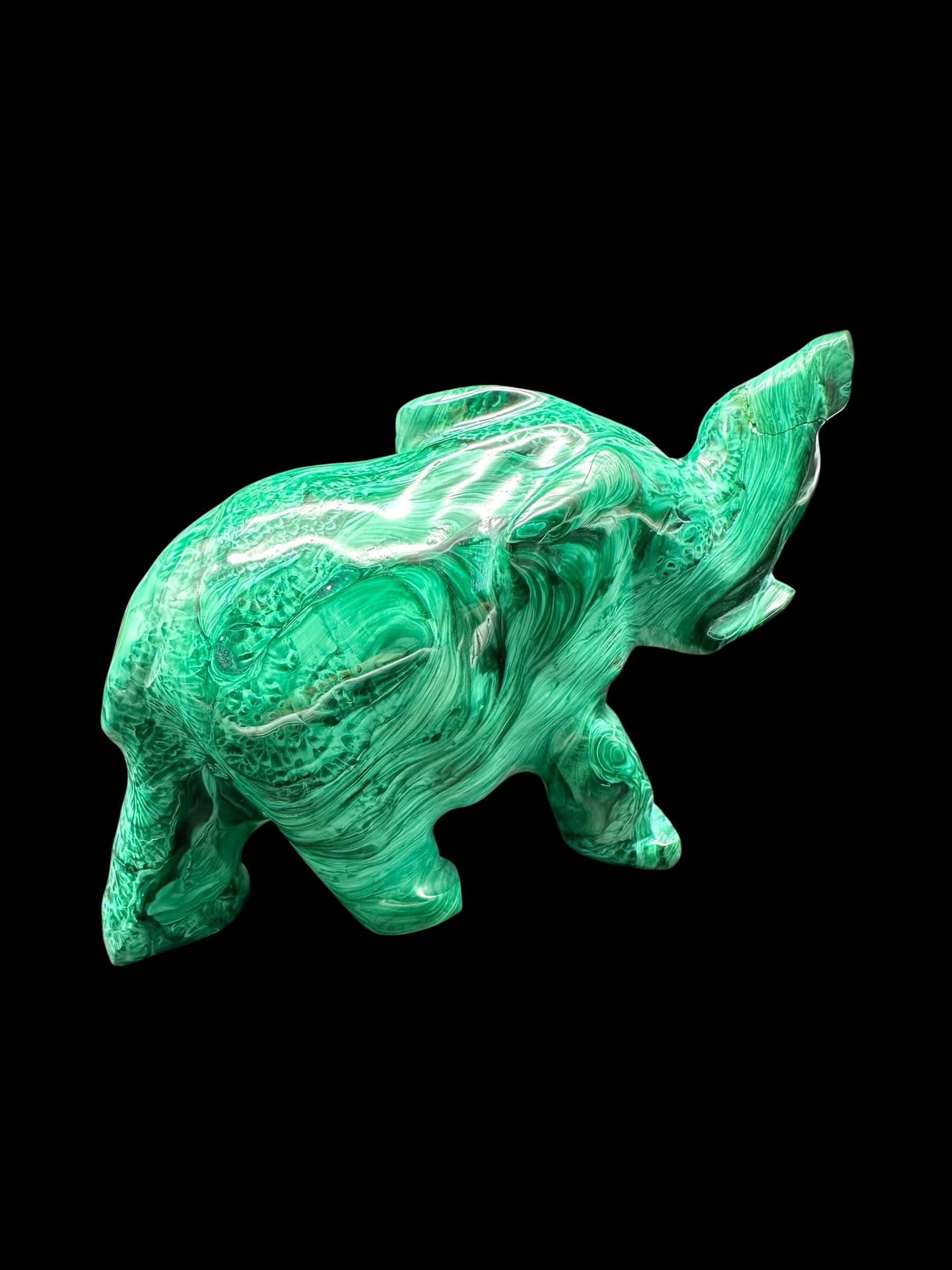 Malachite animal – elephant - MZ052
