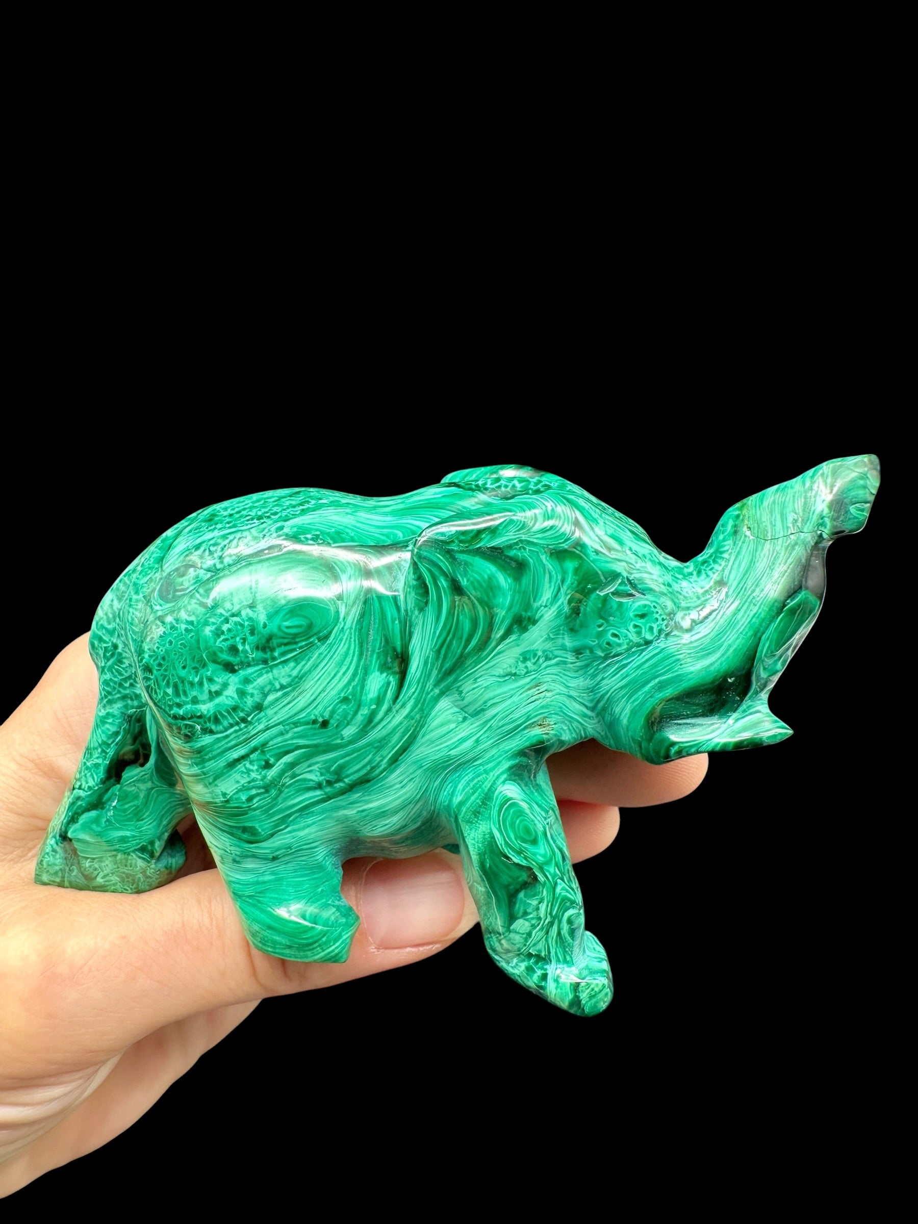 Malachite animal – elephant - MZ052