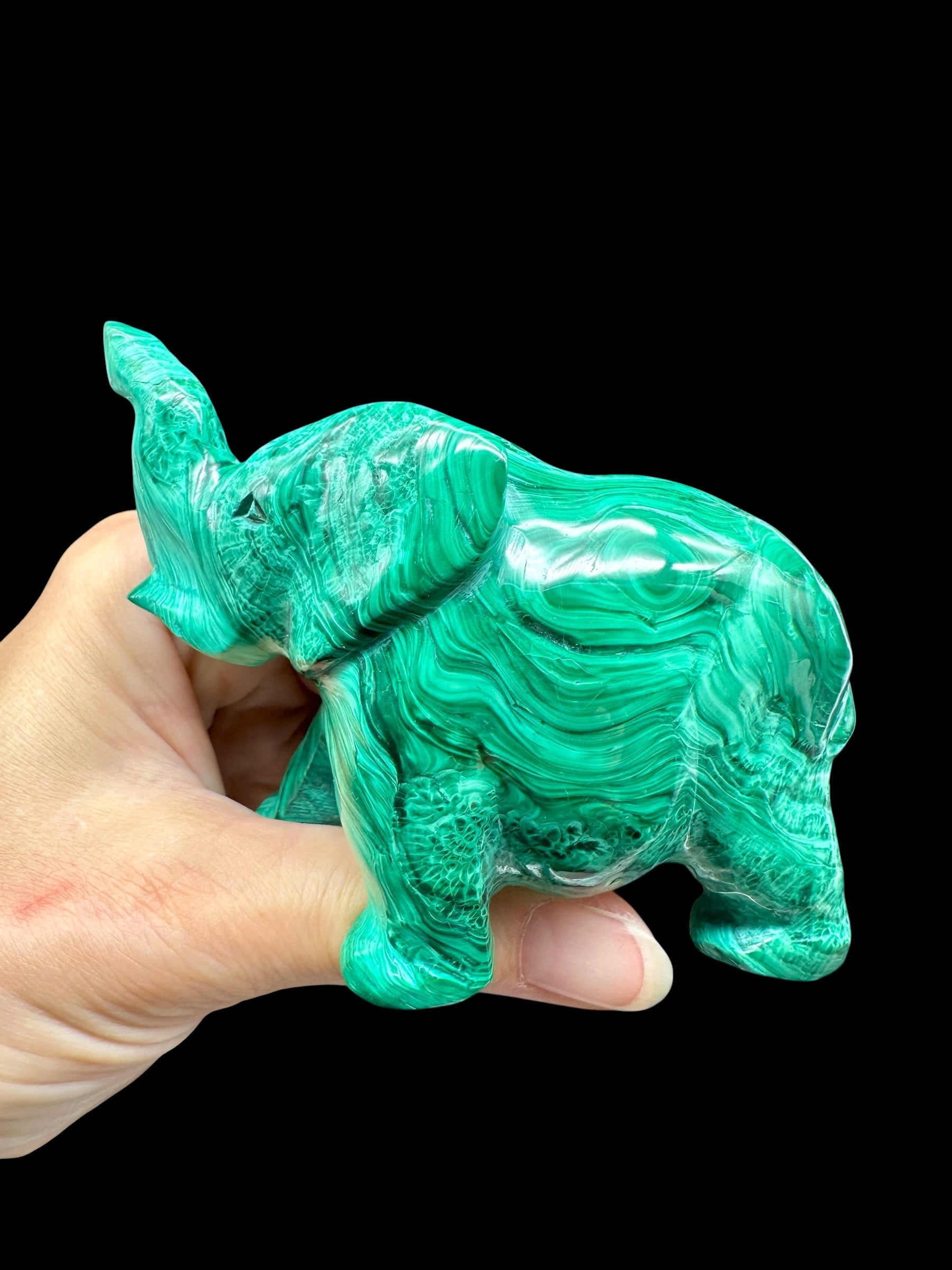 Malachite animal – elephant - MZ052
