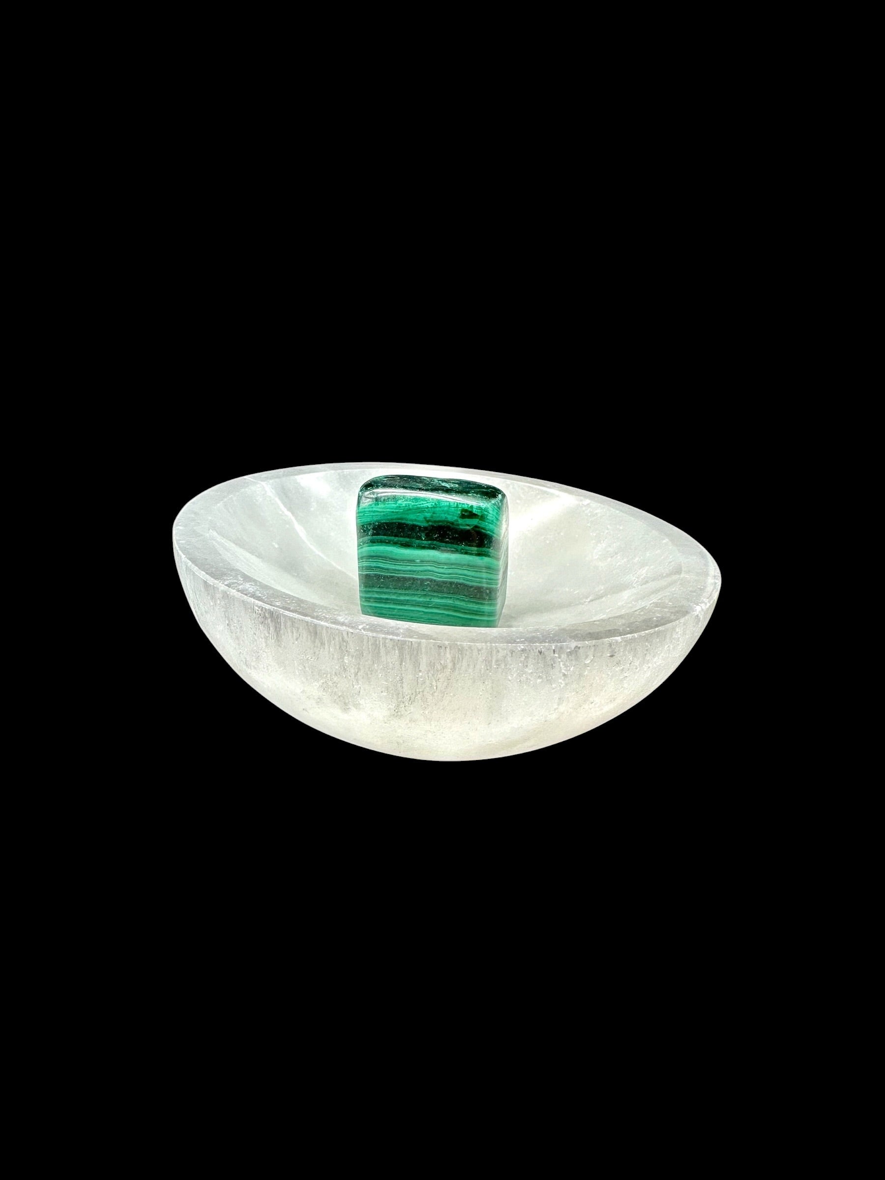 Selenite bowl – random piece - MIS01