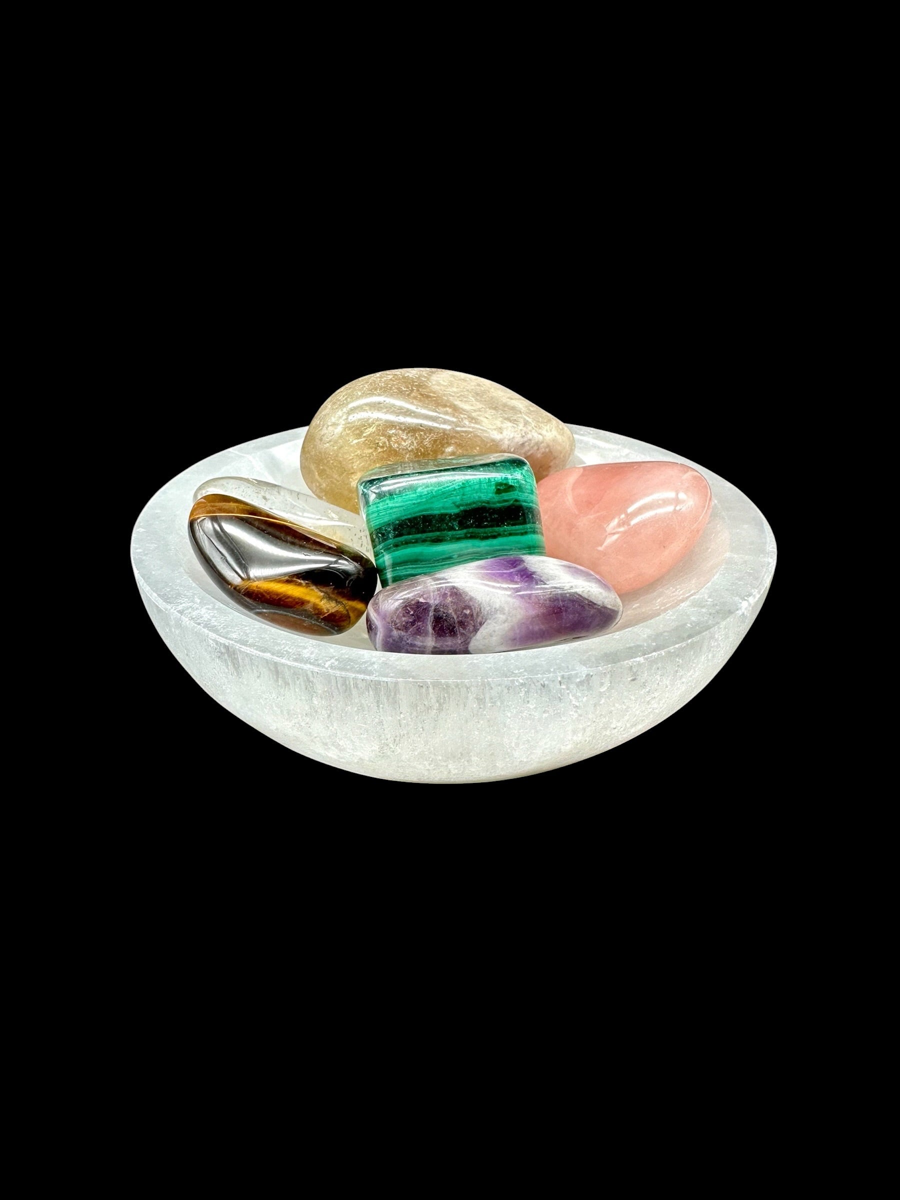 Selenite bowl – random piece - MIS01