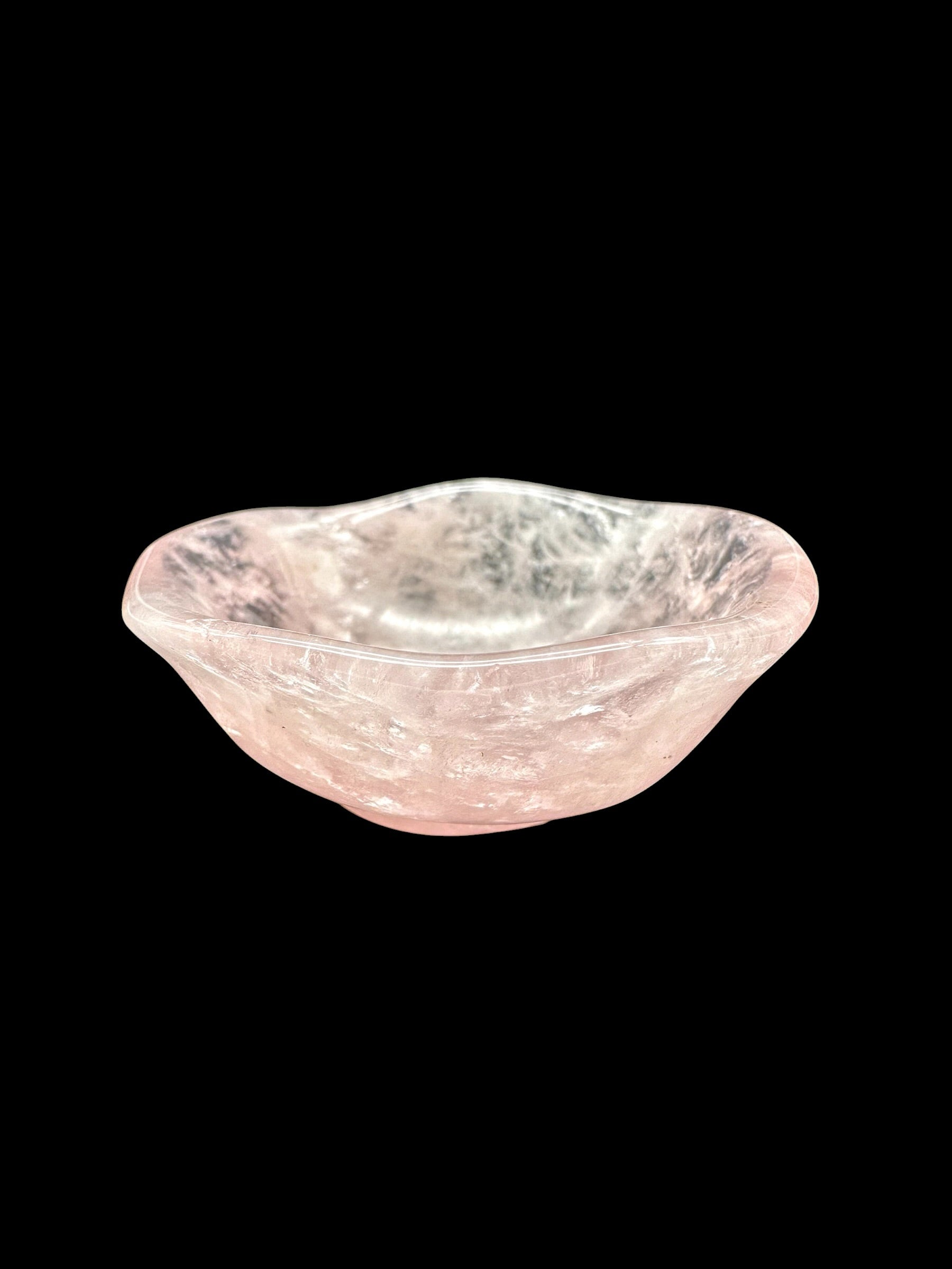 Rose quartz bowl – random piece