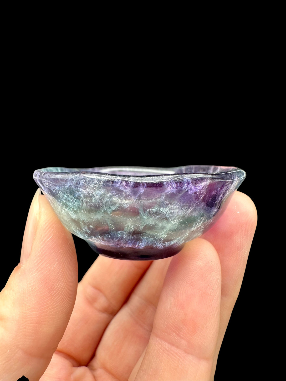 Fluorite bowl – random piece - MIS03
