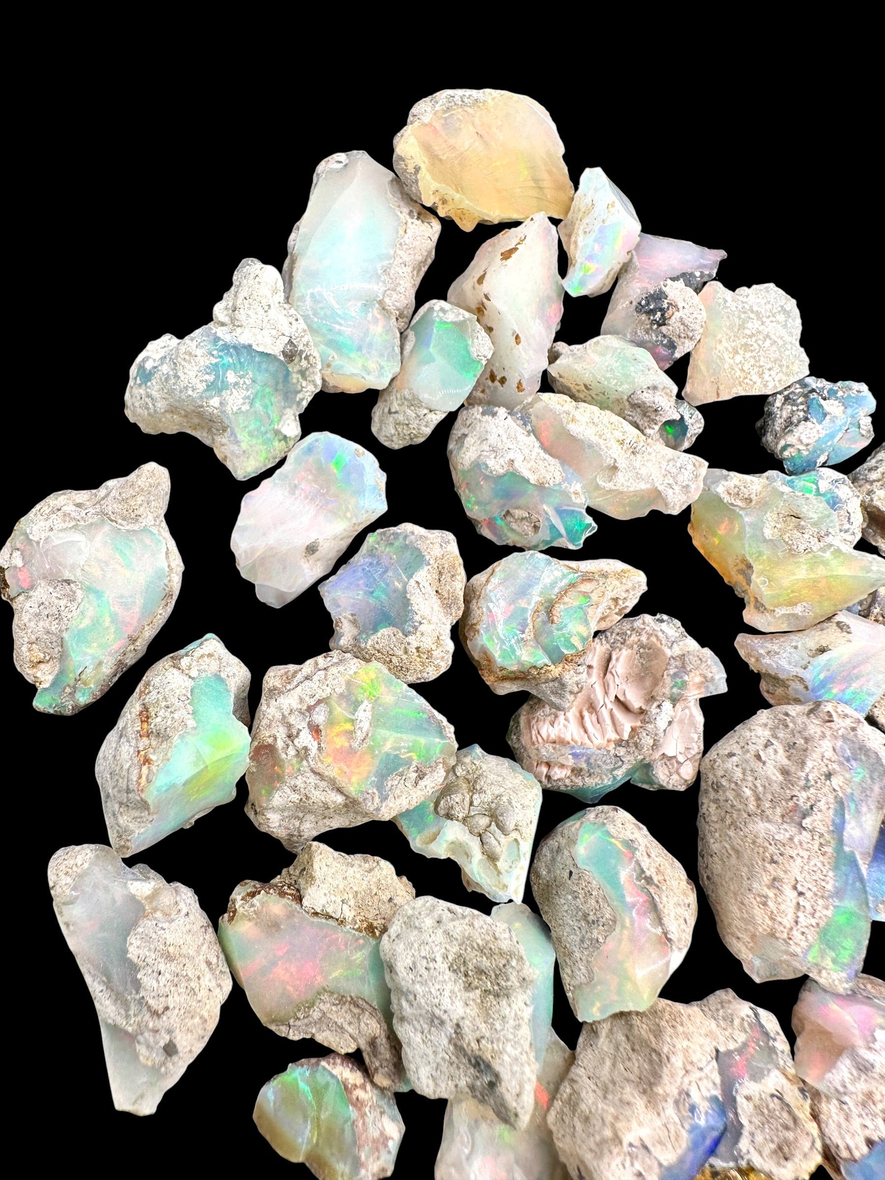 50g of precious opals – Welo, Ethiopia - OVEL02