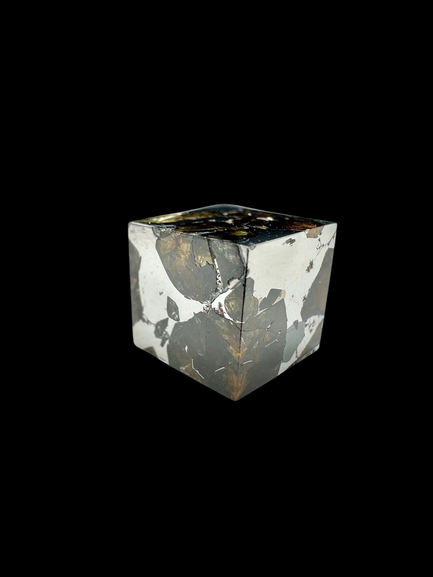 Meteorite Seymchan – pallasite cube 4,6g – Russia - MESM160