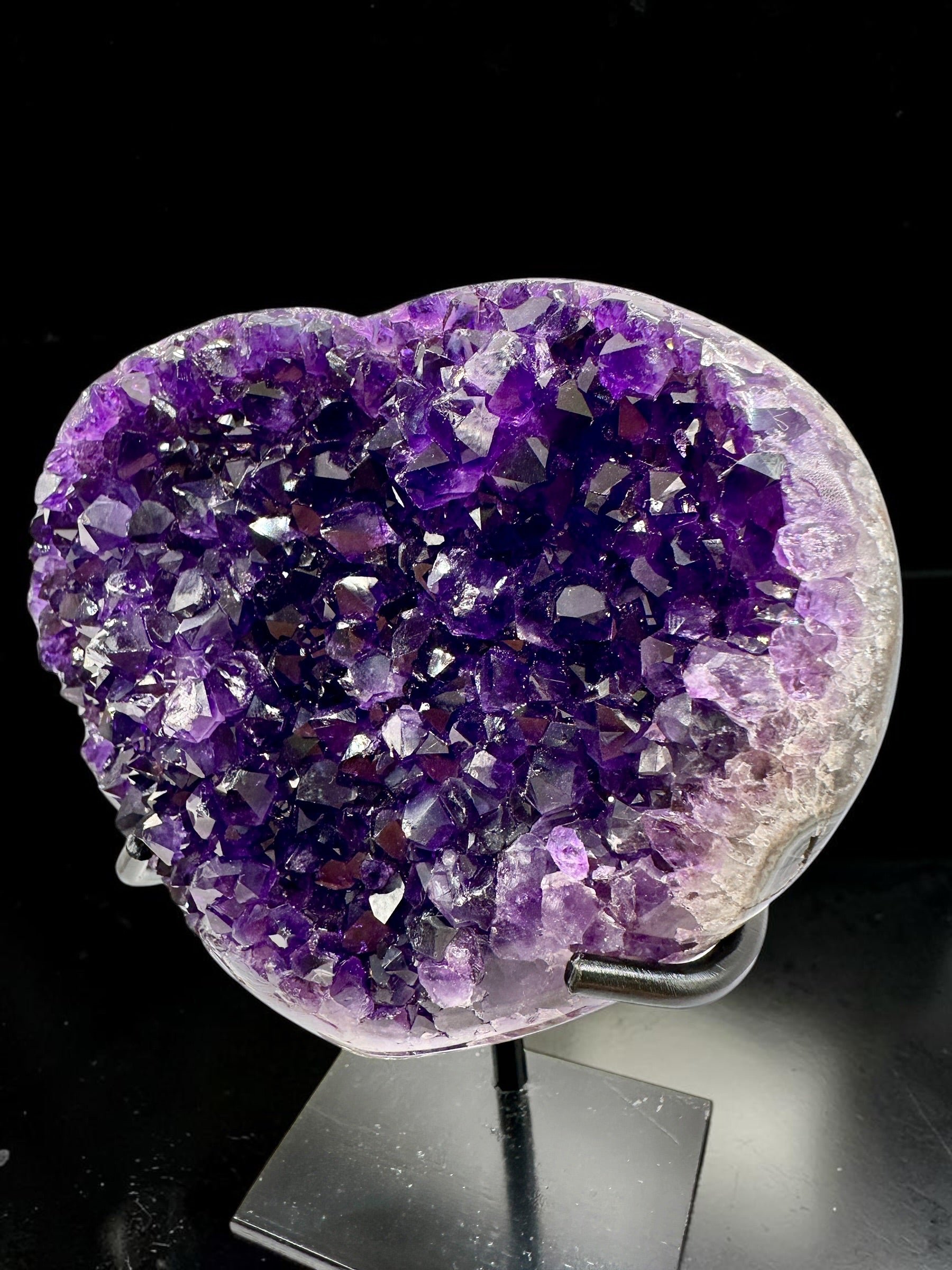 Amethyst Heart from Uruguay 706g - AMS21