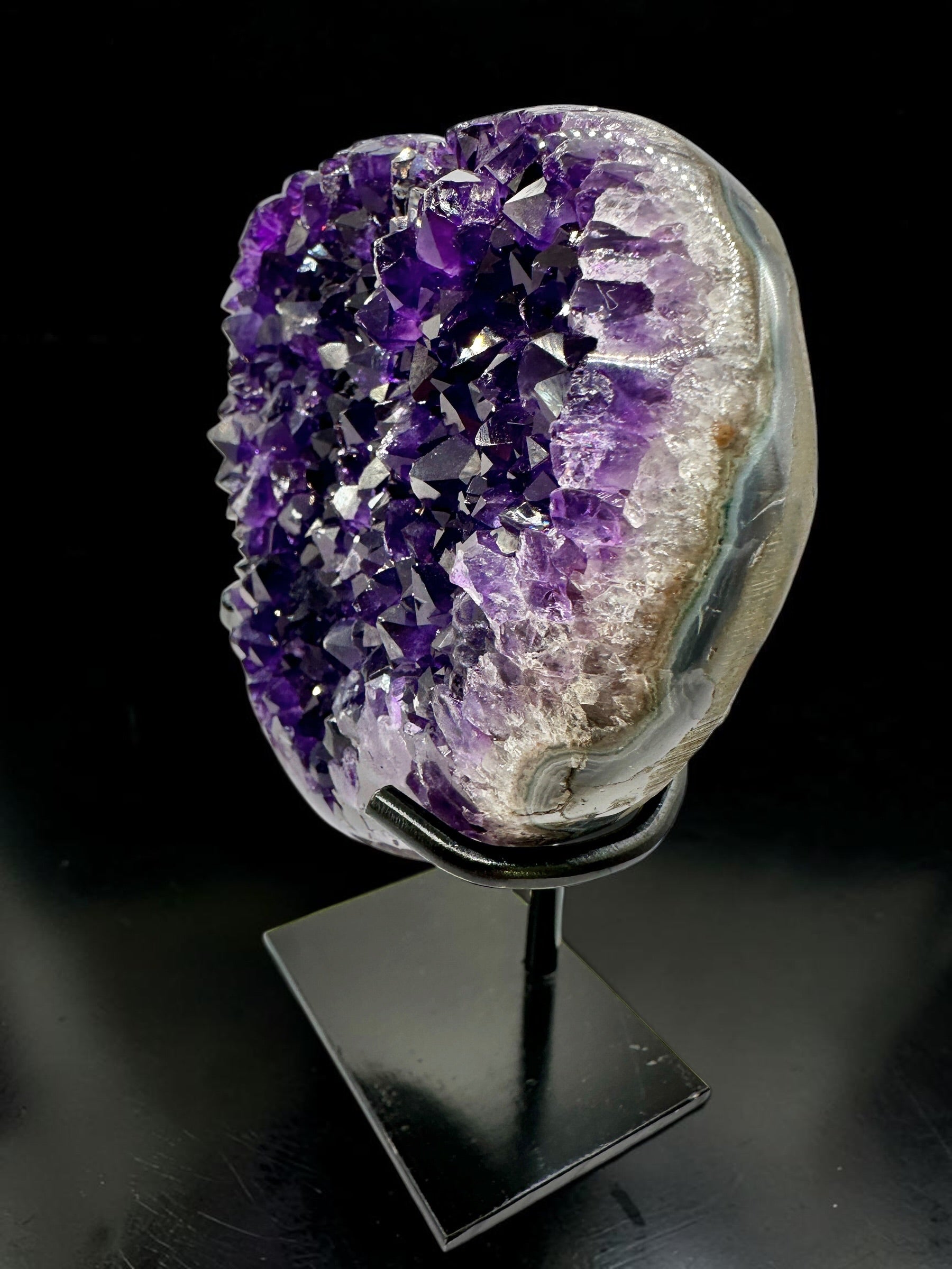 Amethyst Heart from Uruguay 706g - AMS21