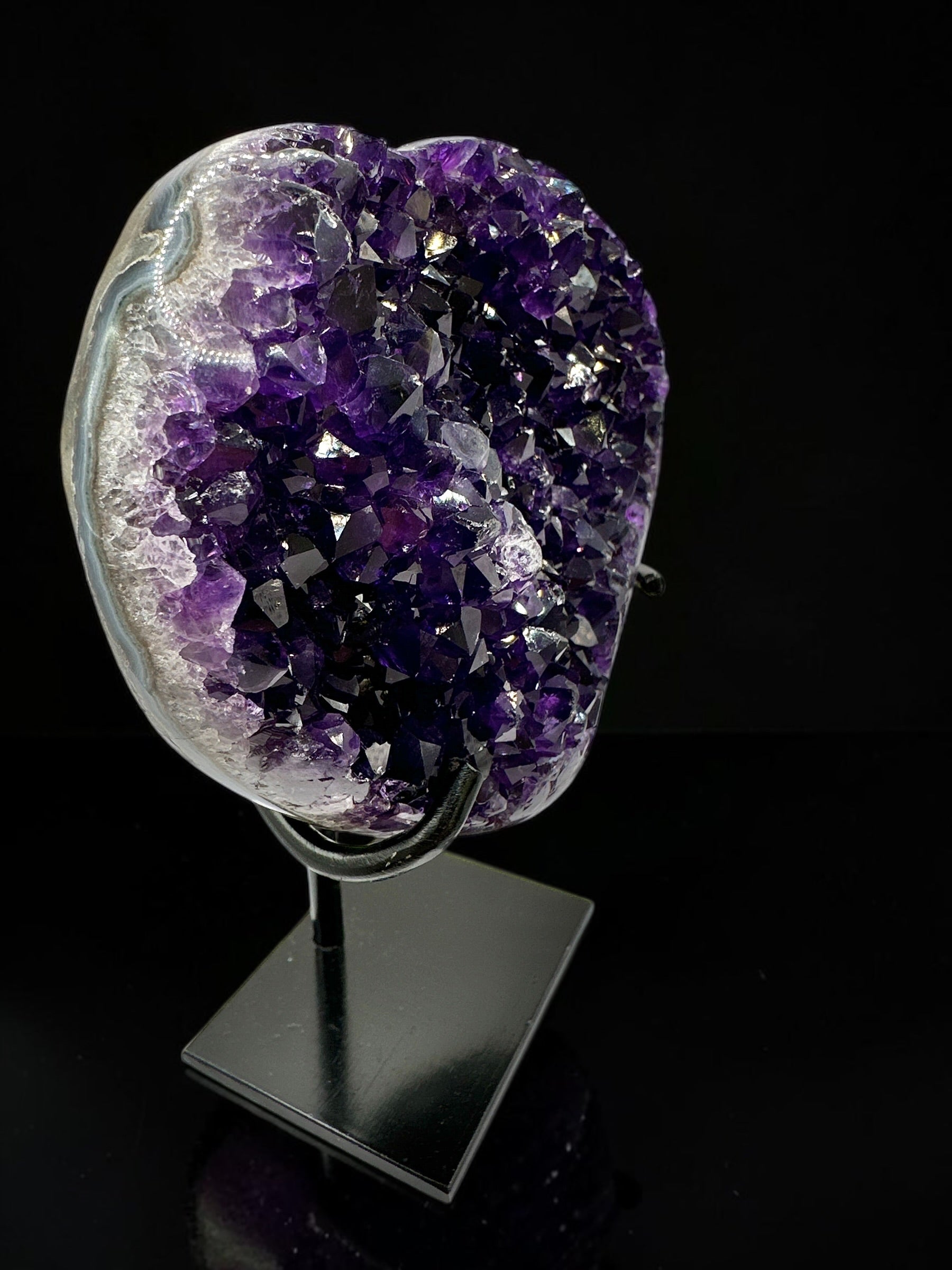 Amethyst Heart from Uruguay 706g - AMS21
