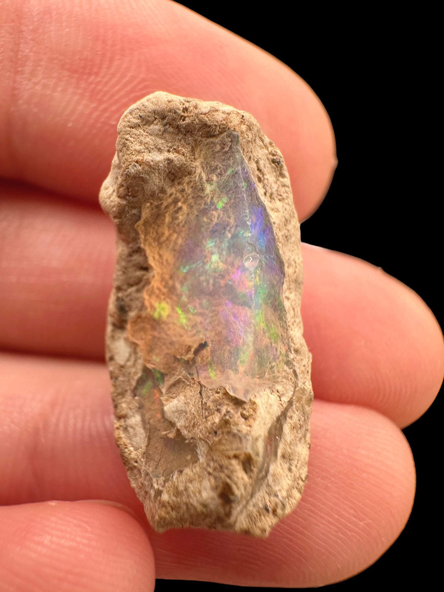 100g of precious opals – Welo, Ethiopia - OVEL06