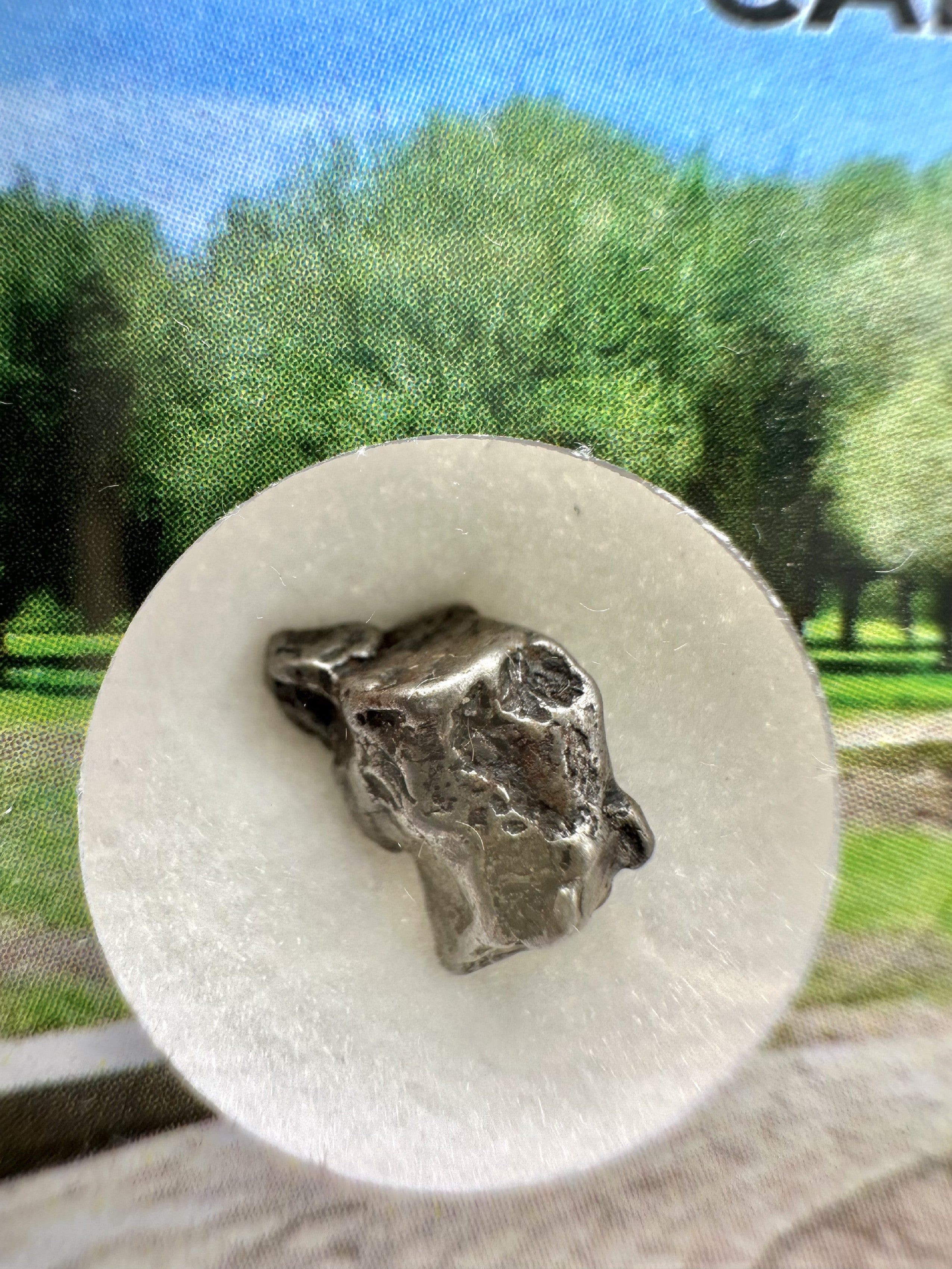 Iron meteorite 1,2-1,3g – Campo del Cielo, Argentina – random piece - ZM501