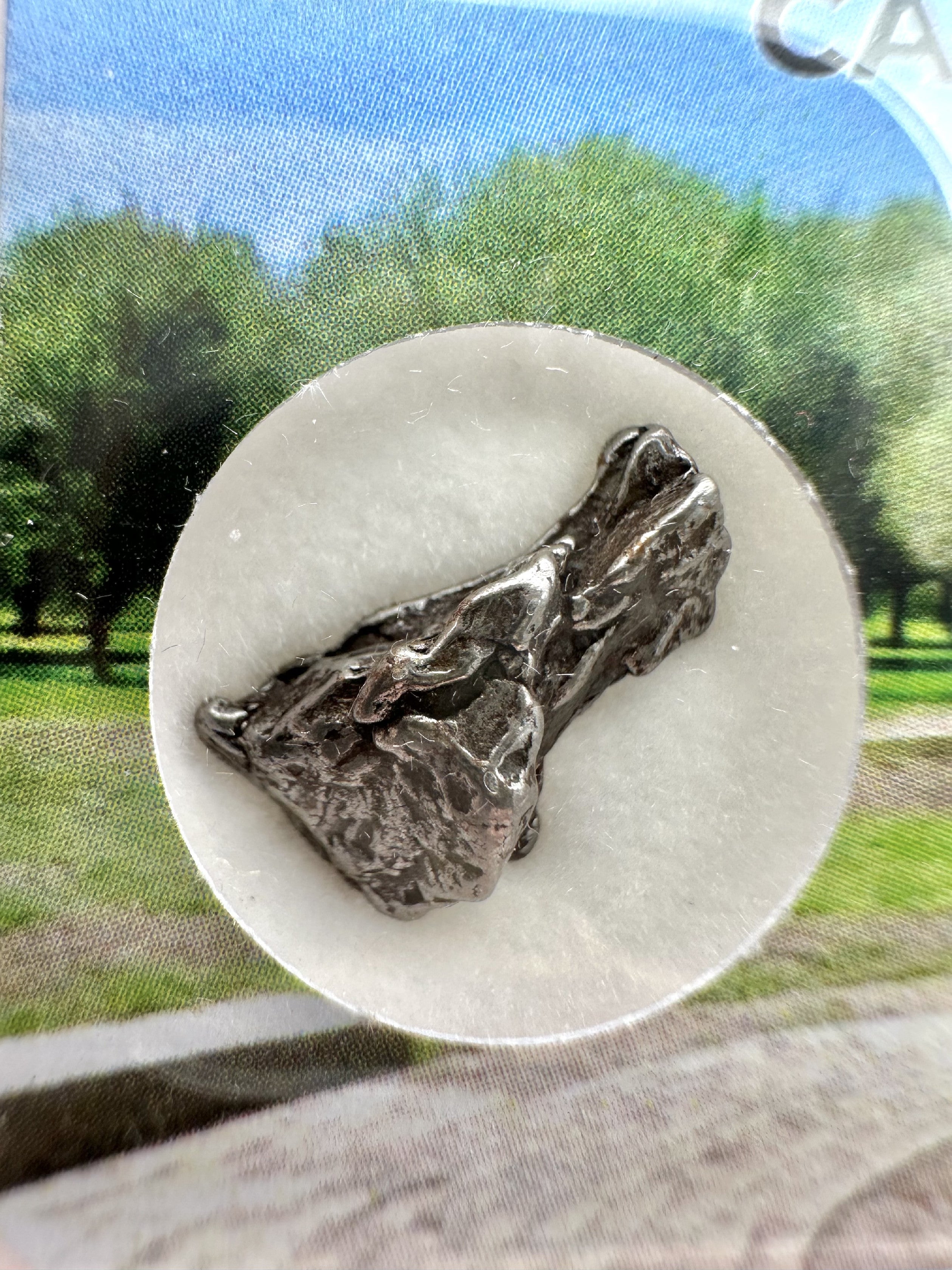 Iron meteorite 1,2-1,3g – Campo del Cielo, Argentina – random piece - ZM501