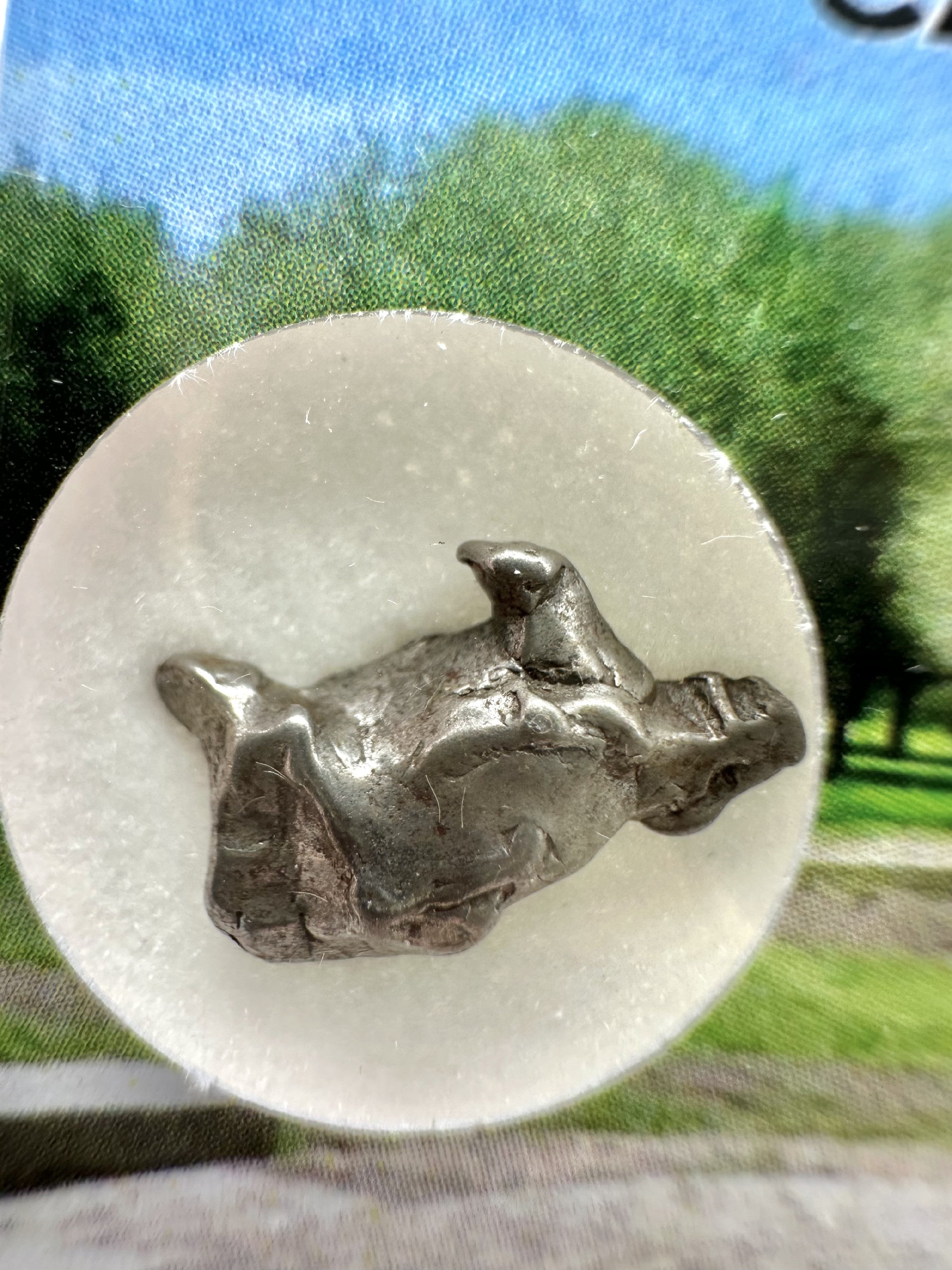 Iron meteorite 1,2-1,3g – Campo del Cielo, Argentina – random piece - ZM501