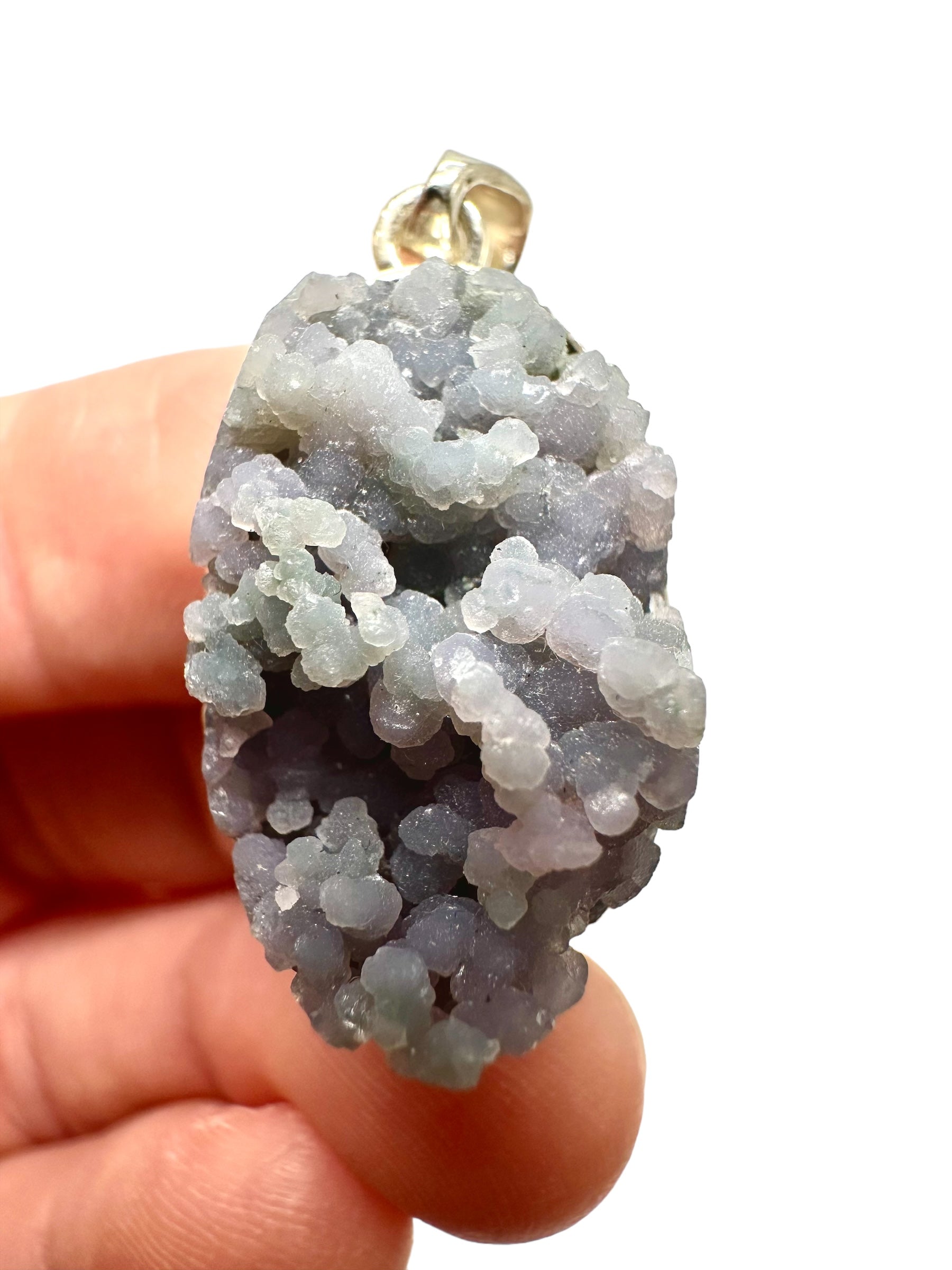 Grape chalcedony pendant