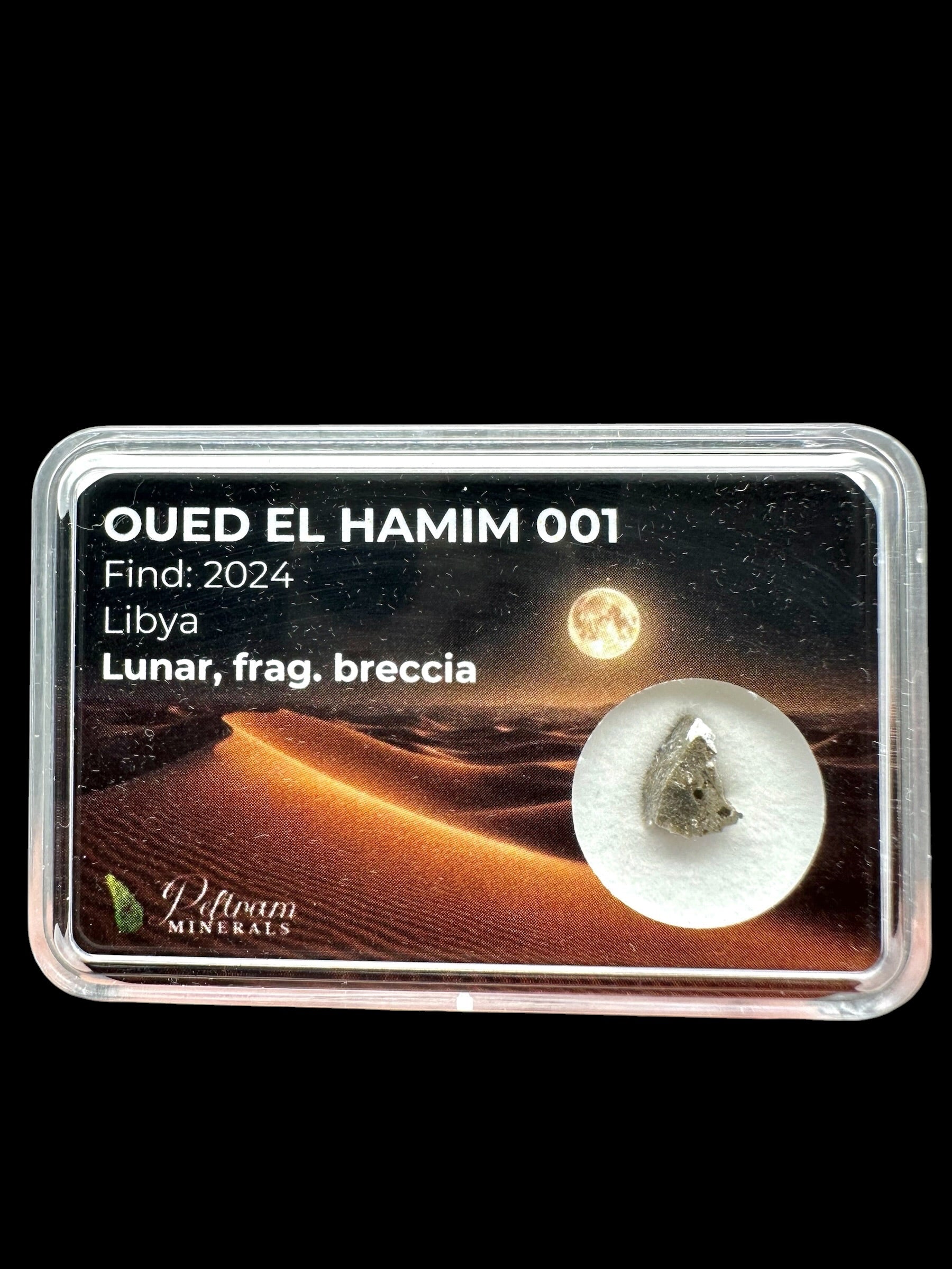 Lunar meteorite Oued el Hamim 001 – 0,2g – Libya