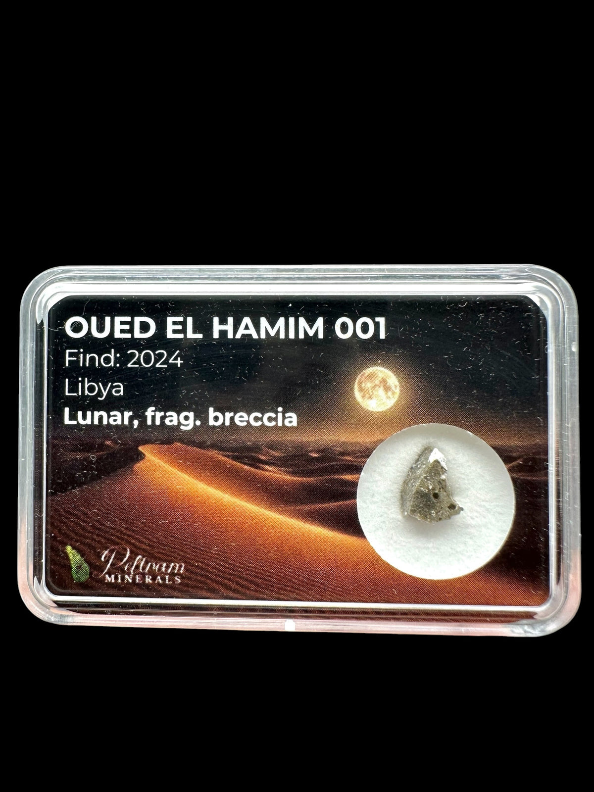 Lunar meteorite Oued el Hamim 001 – 0,2g – Libya