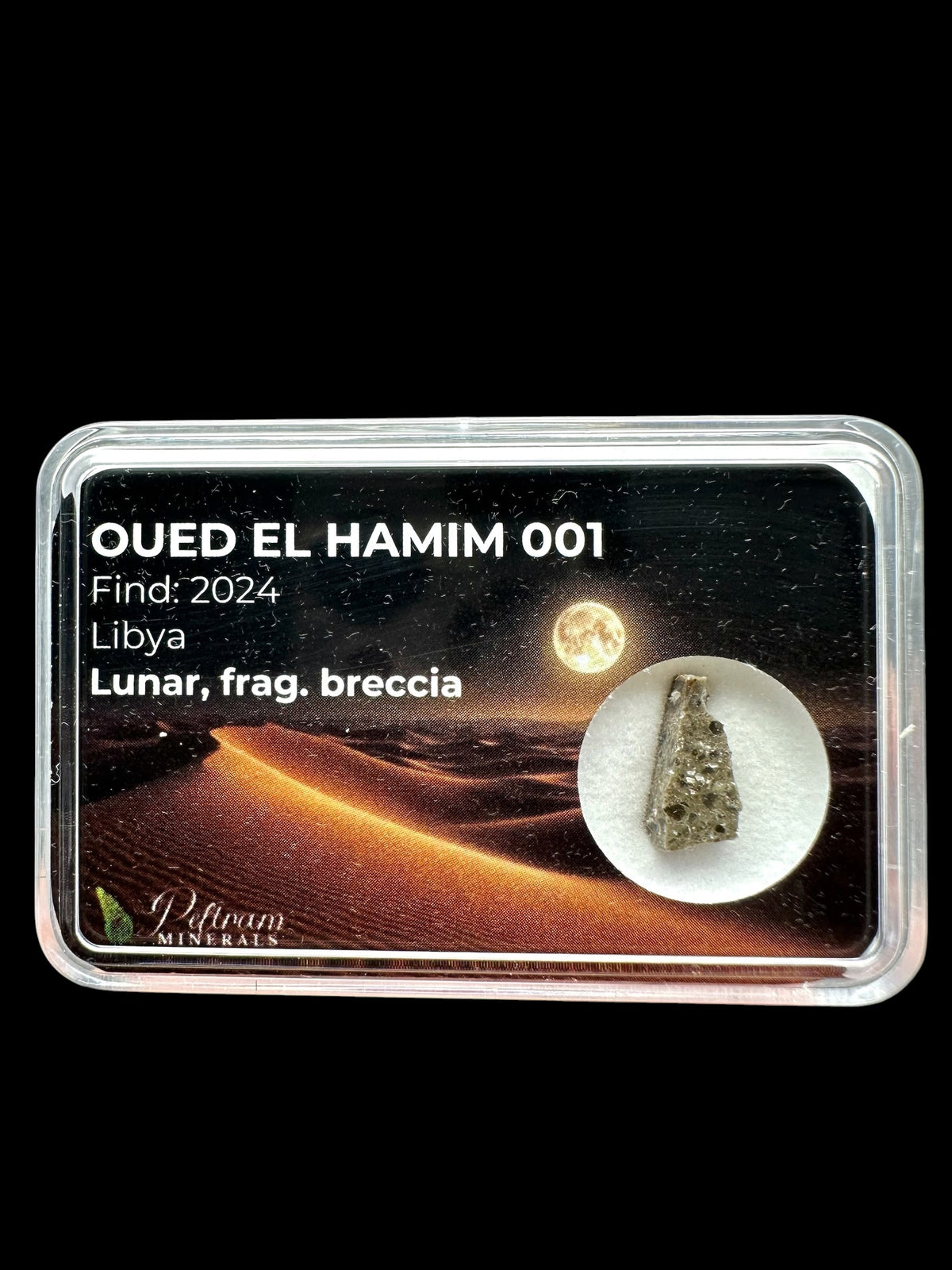 Lunar meteorite Oued el Hamim 001 – 0,3g – Libya