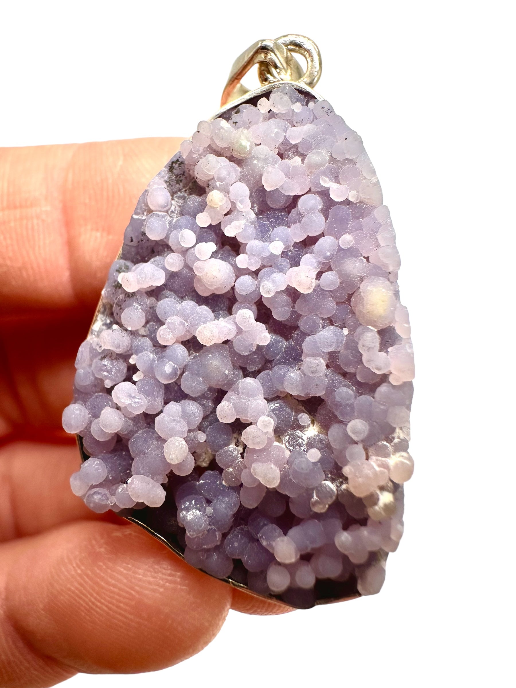 Grape chalcedony pendant