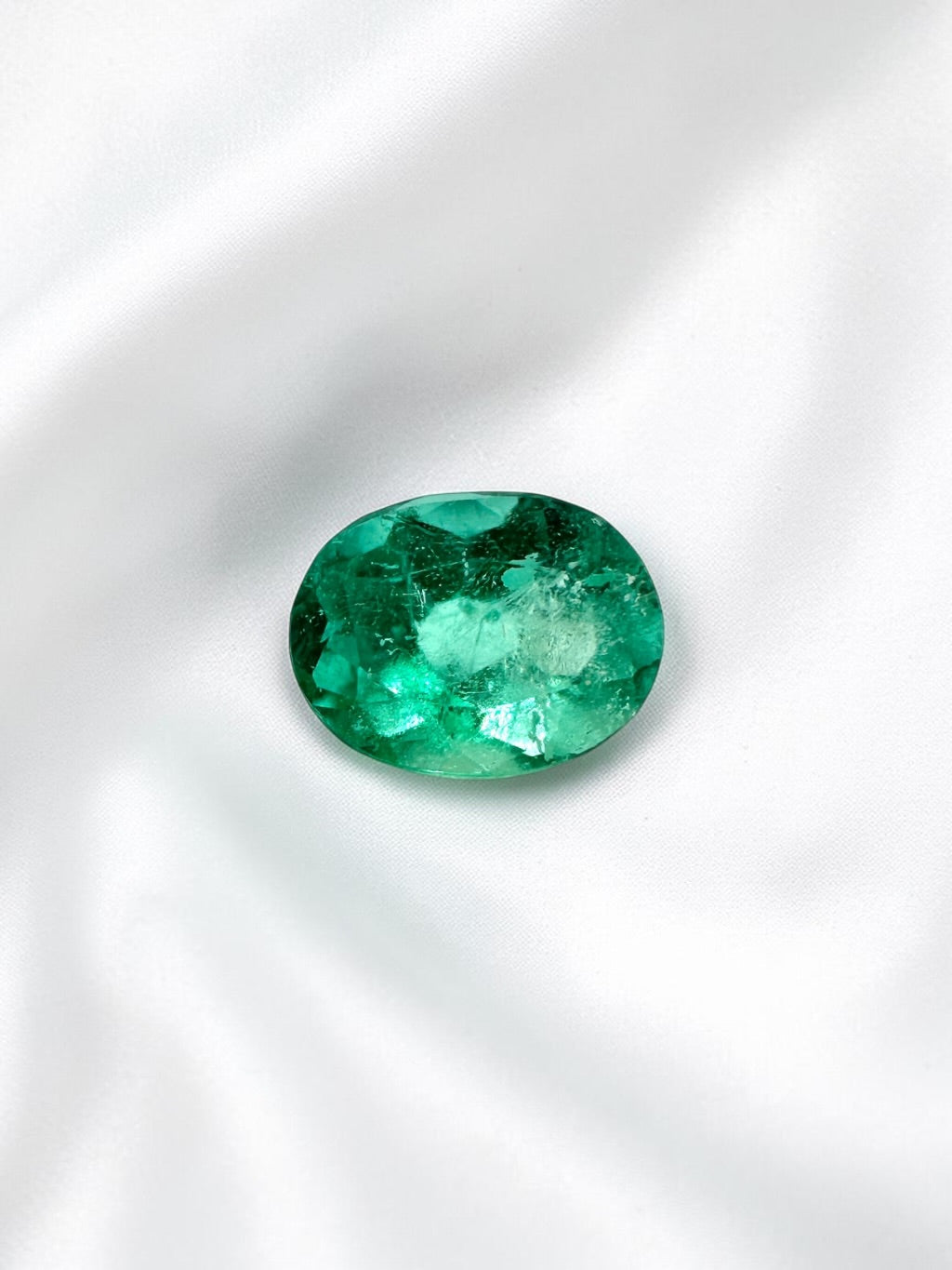 Faceted emerald from Colombia 0,22ct