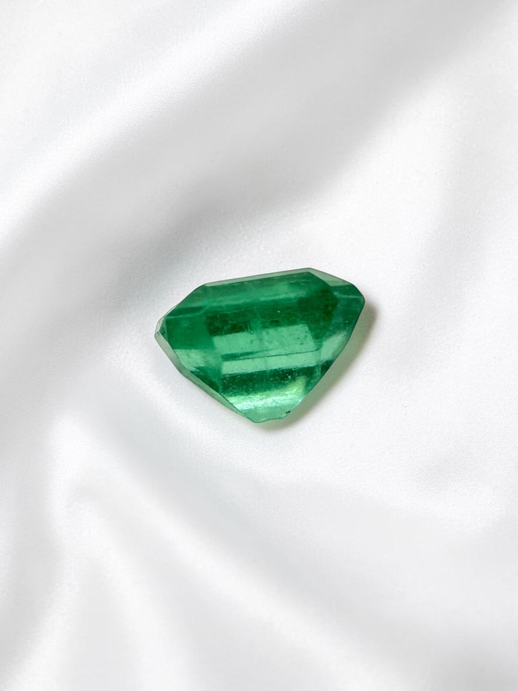 Faceted emerald from Colombia 0,21ct - BS035