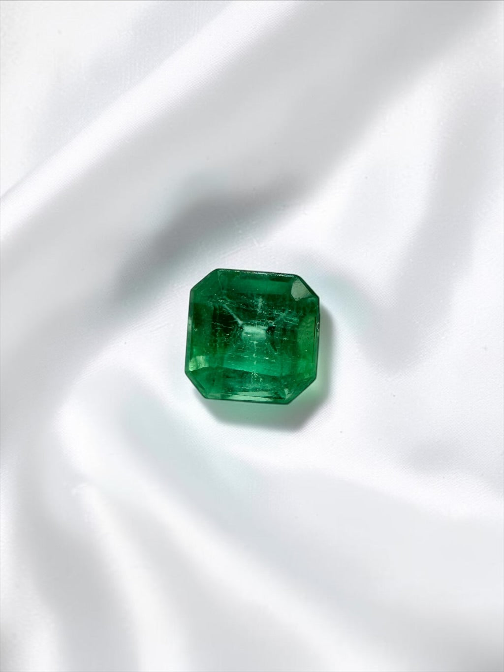Faceted emerald from Colombia 0,21ct