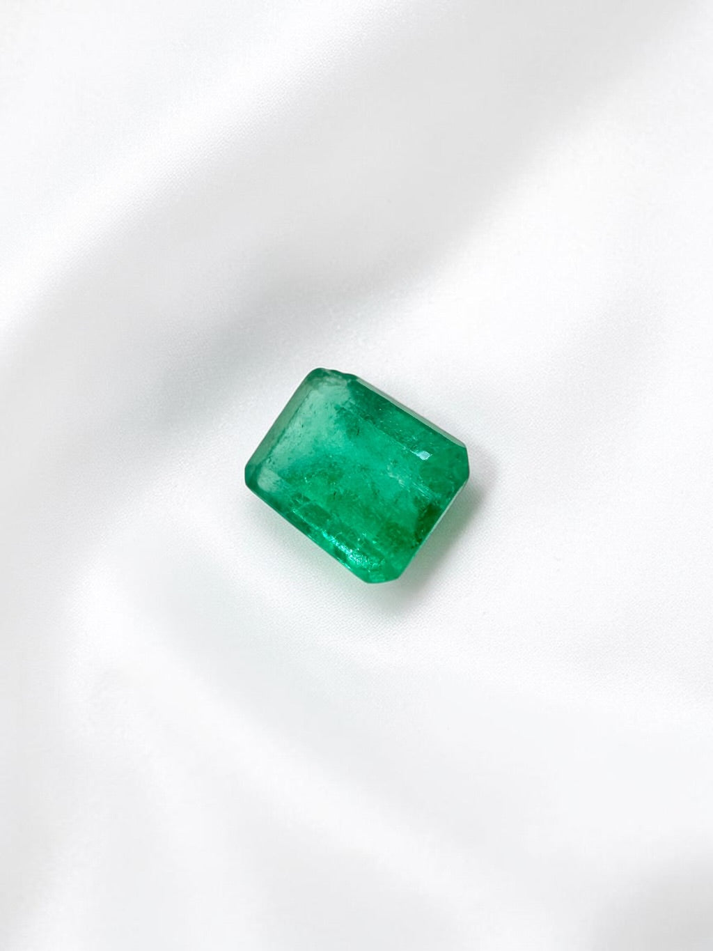 Faceted emerald from Colombia 0,28ct