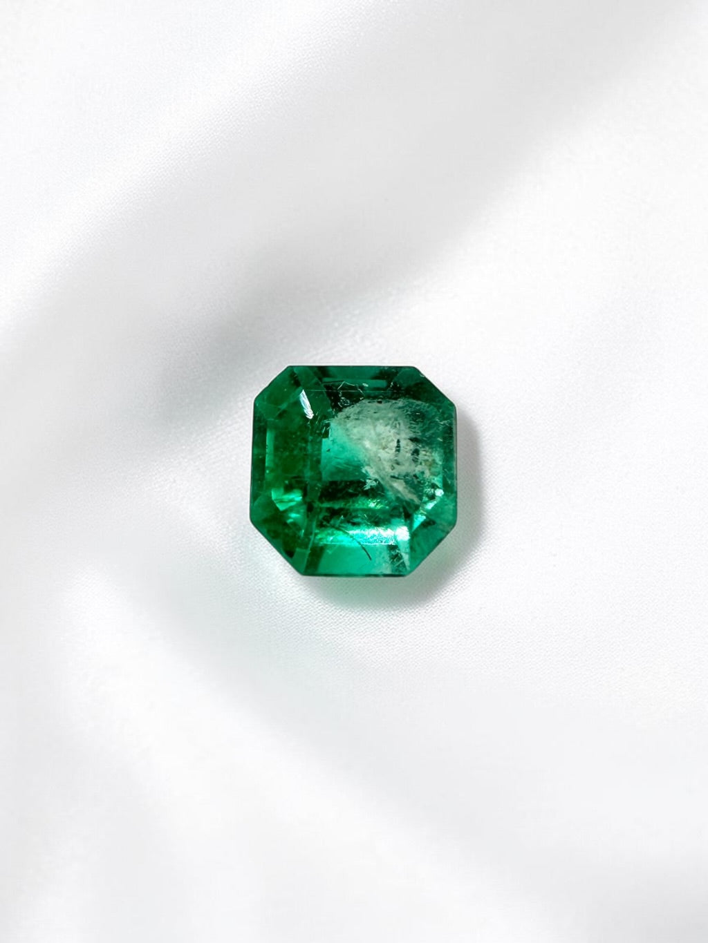 Faceted emerald from Colombia 0,11ct