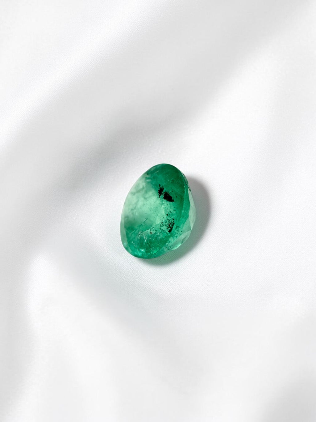 Faceted emerald from Colombia 1ct - BS043