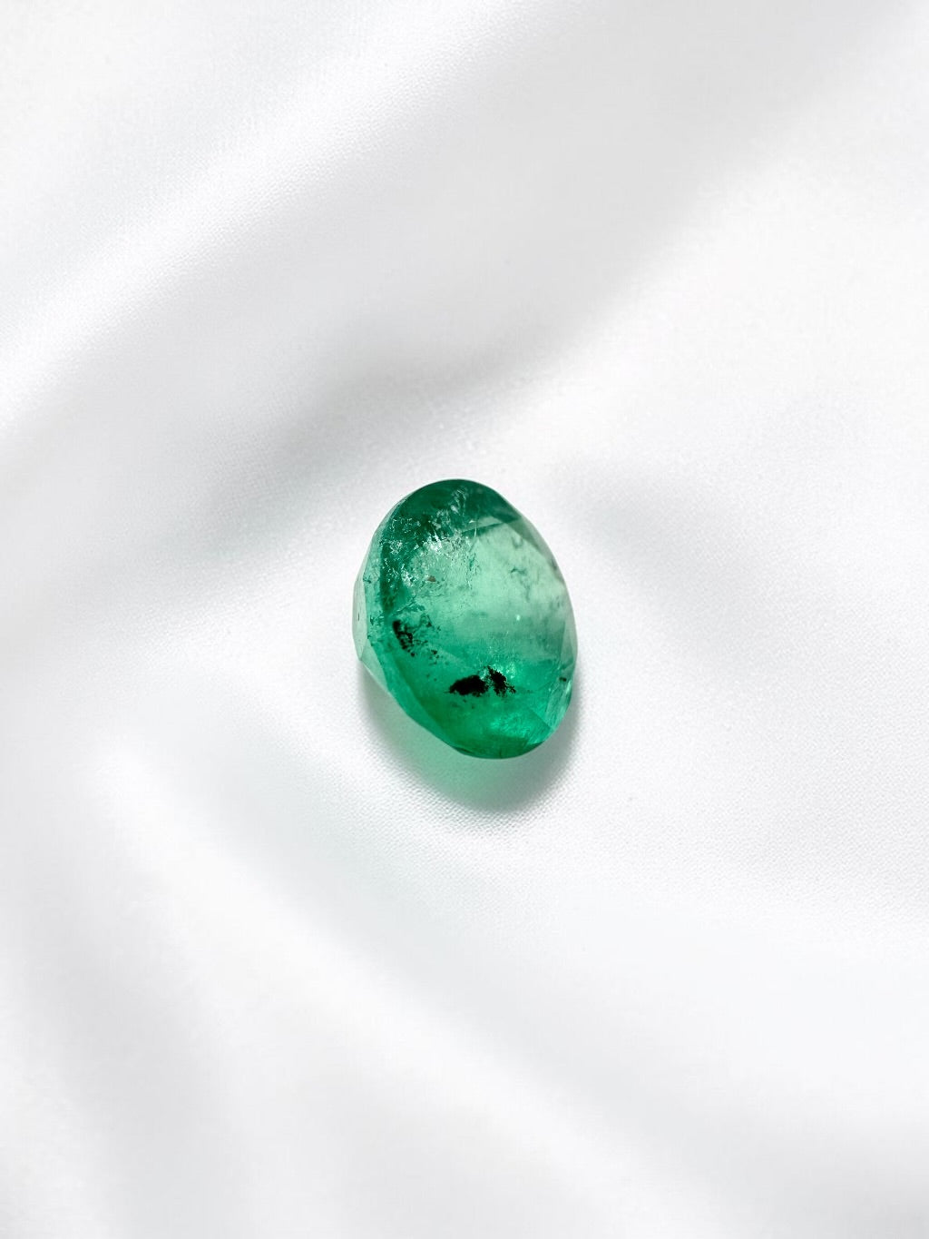 Faceted emerald from Colombia 1ct - BS043