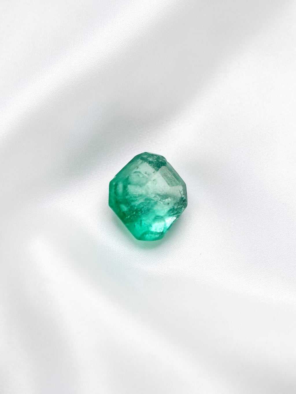 Faceted emerald from Colombia 0,2ct - BS051