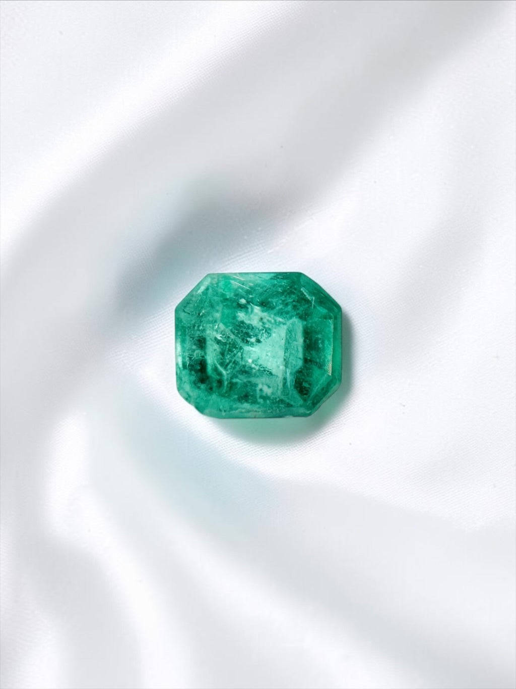 Faceted emerald from Colombia 0,2ct