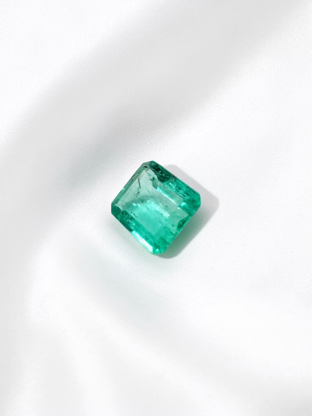 Faceted emerald from Colombia 0,17ct - BS056