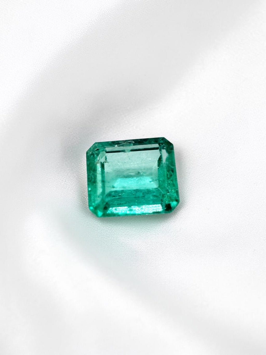 Faceted emerald from Colombia 0,17ct