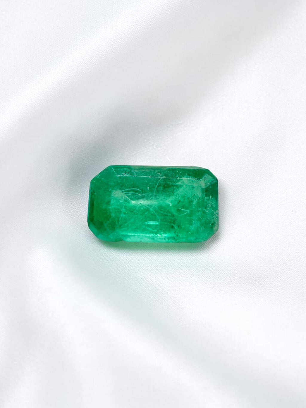 Faceted emerald from Colombia 0,26ct