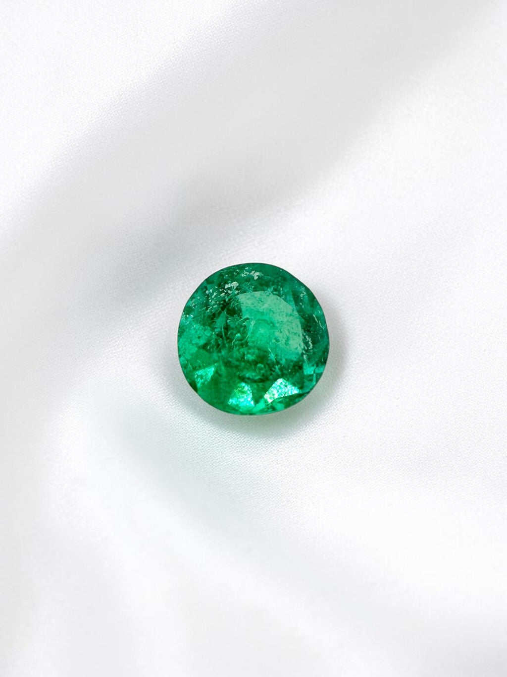 Faceted emerald from Colombia 0,09ct