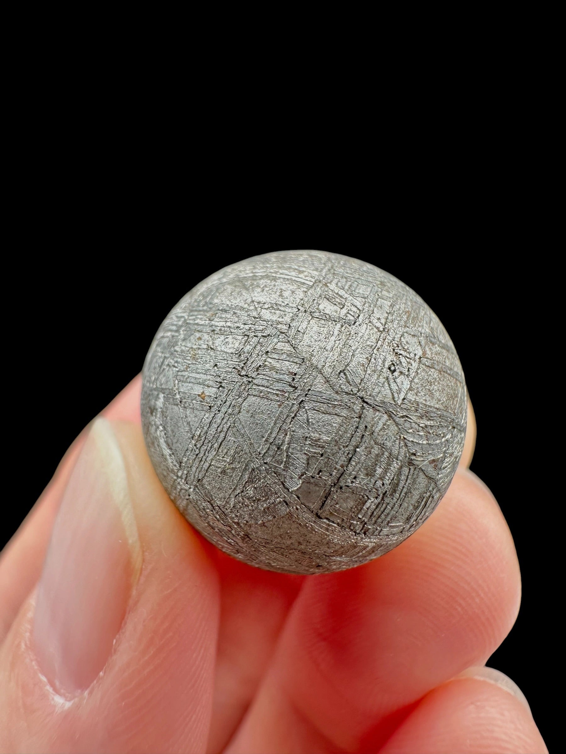 Meteorite Muonionalusta sphere 1,9cm – Norrbotten, Sweden - MEMO160