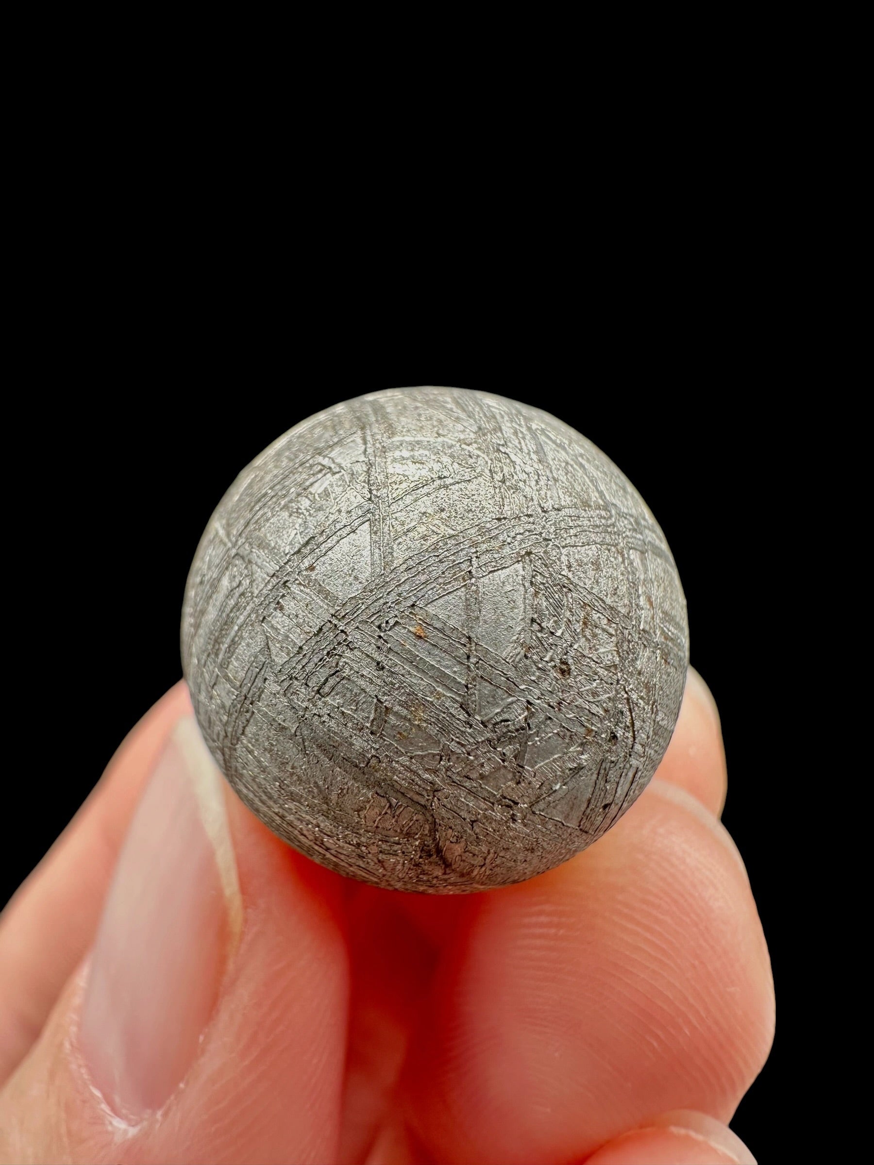 Meteorite Muonionalusta sphere 1,9cm – Norrbotten, Sweden - MEMO160