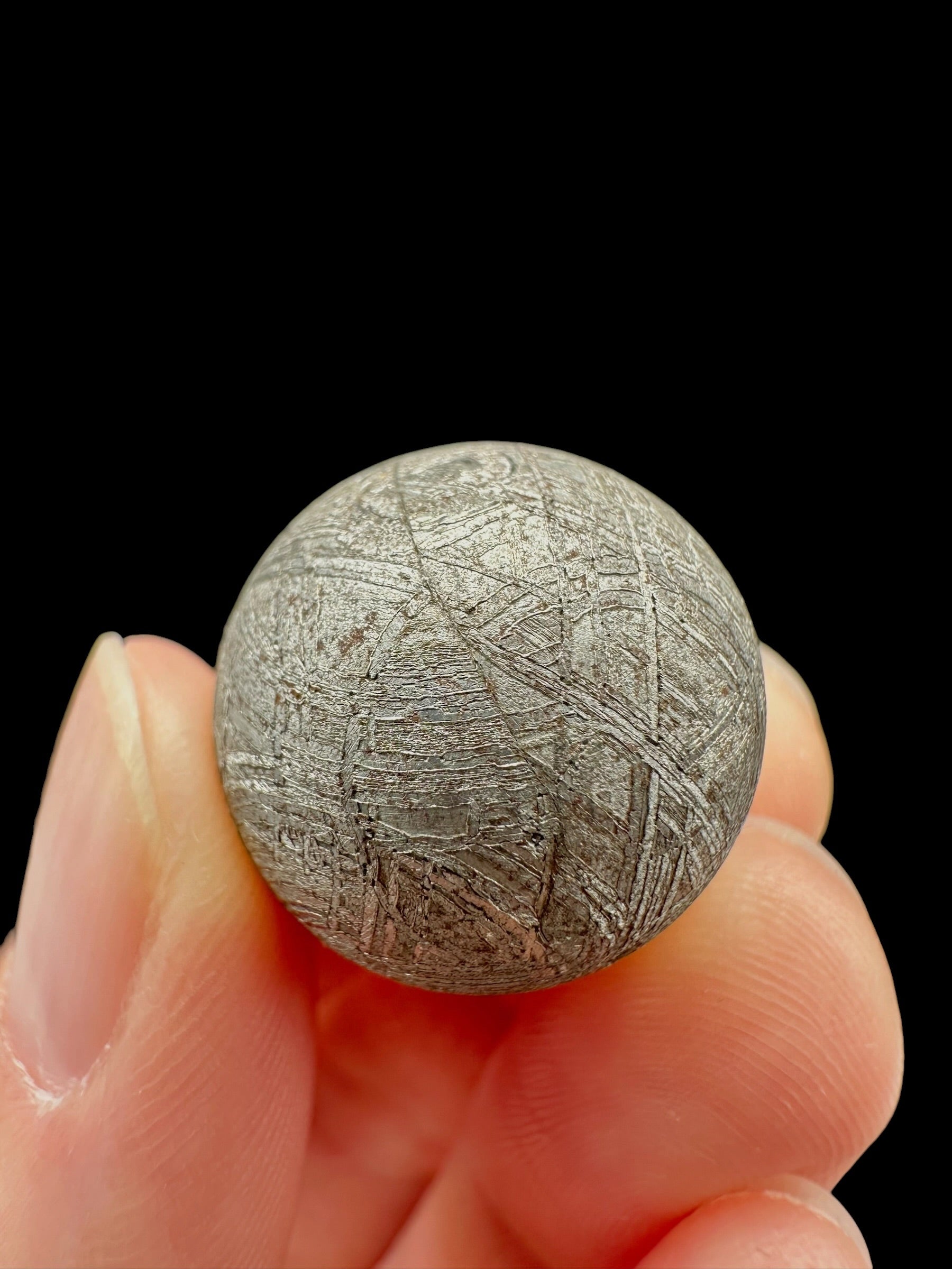 Meteorite Muonionalusta sphere 1,9cm – Norrbotten, Sweden - MEMO160