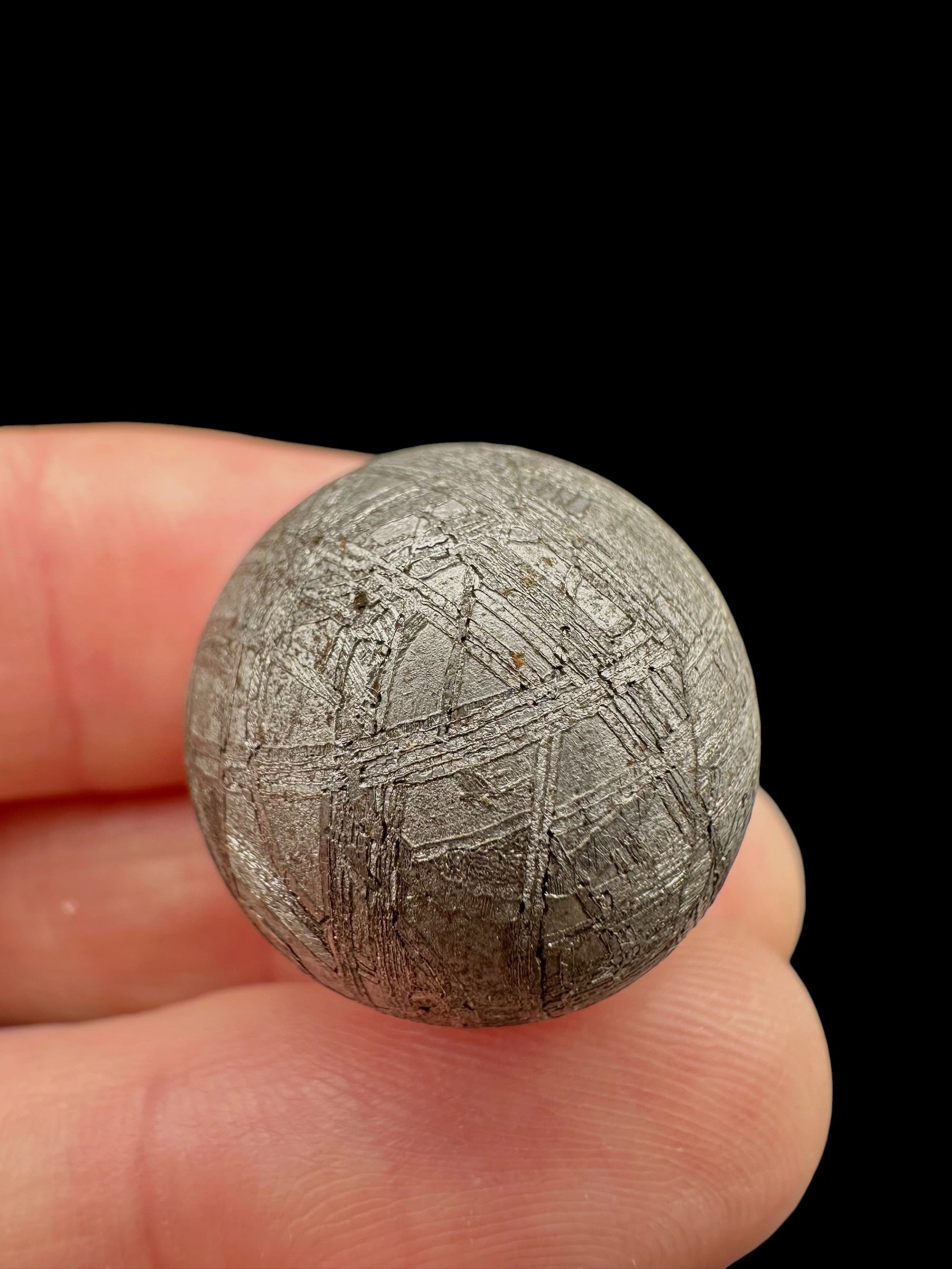 Meteorite Muonionalusta sphere 1,9cm – Norrbotten, Sweden - MEMO160