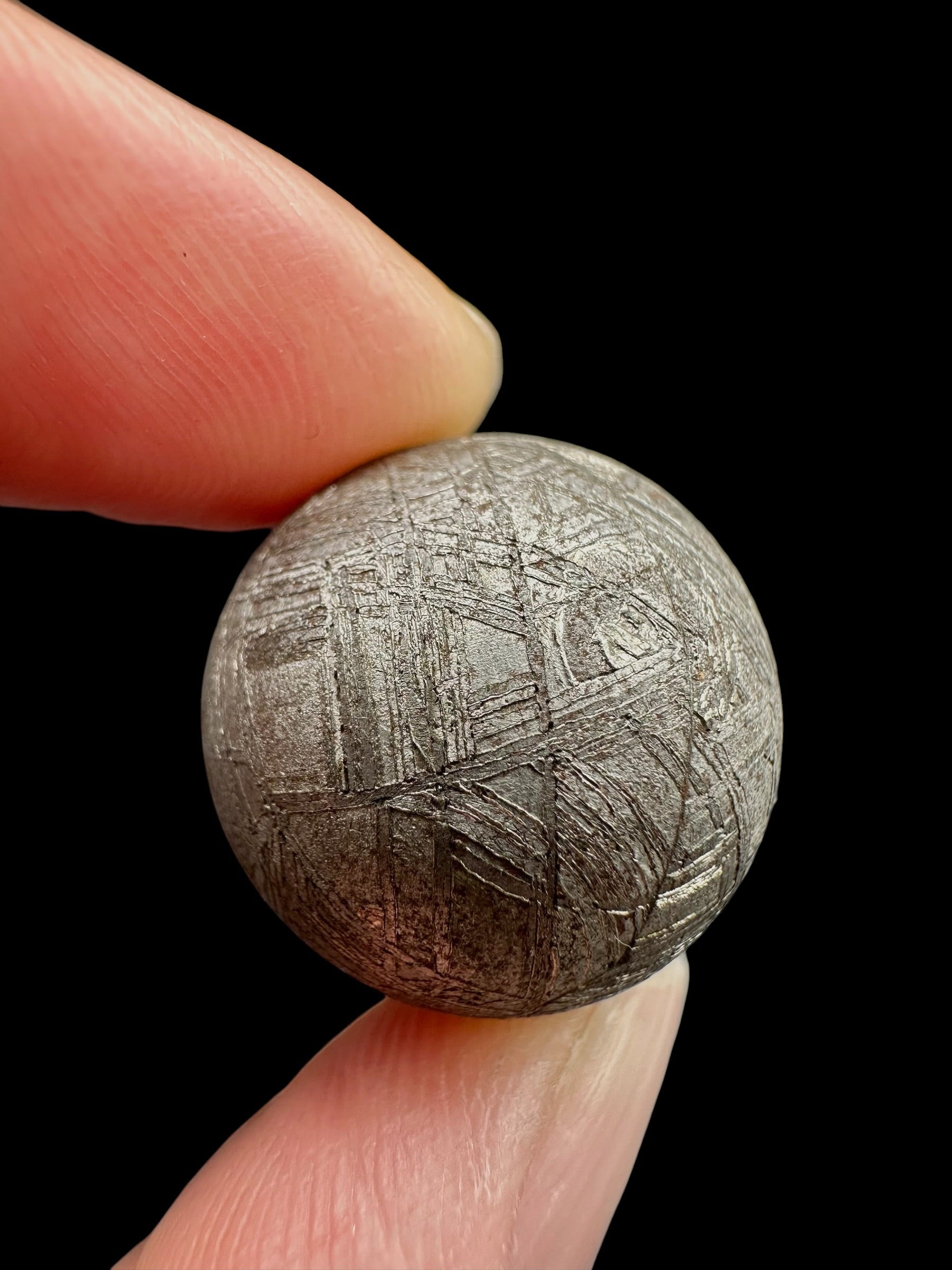 Meteorite Muonionalusta sphere 1,9cm – Norrbotten, Sweden - MEMO160