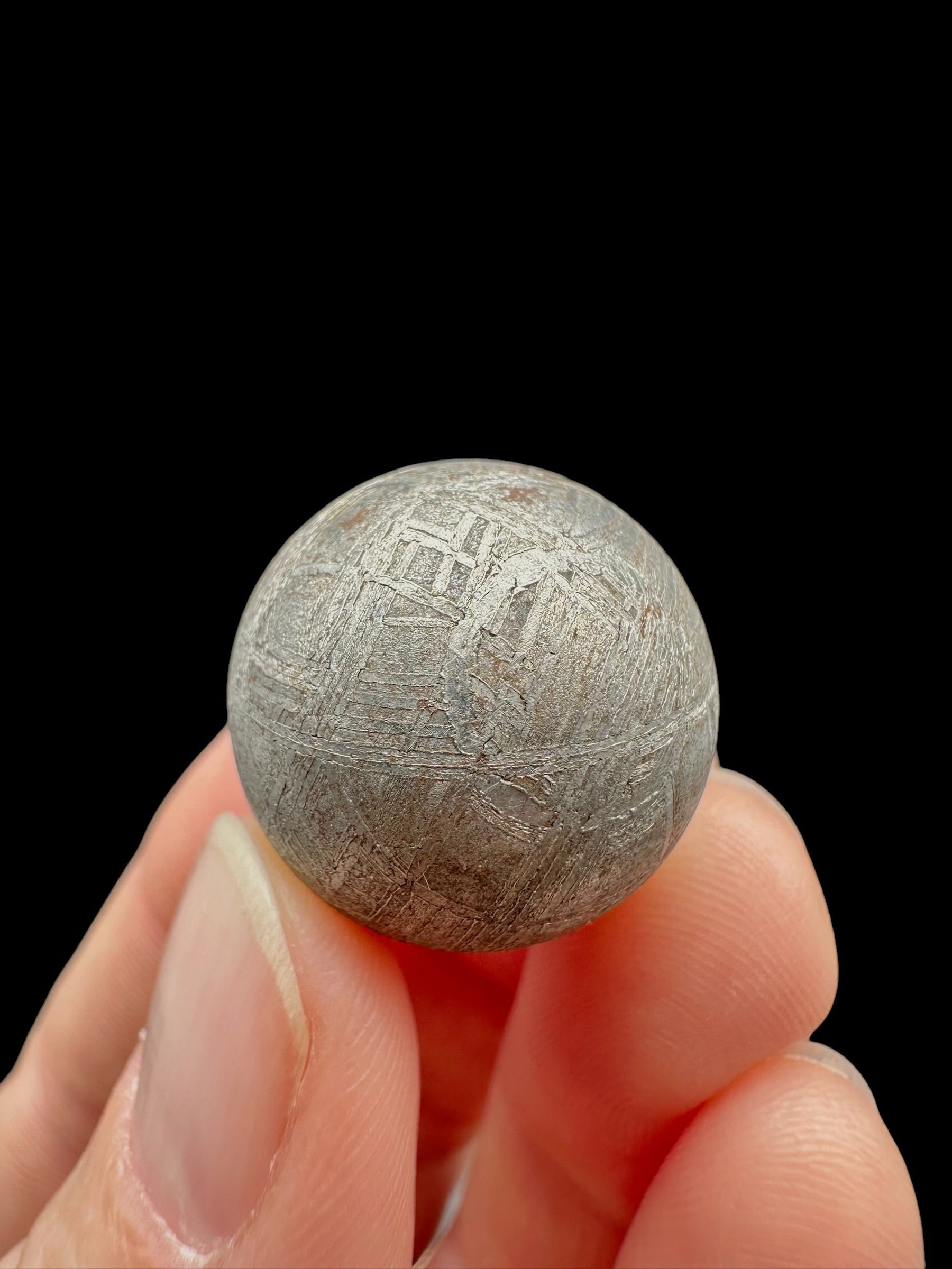 Meteorite Muonionalusta sphere 2cm – Norrbotten, Sweden - MEMO162