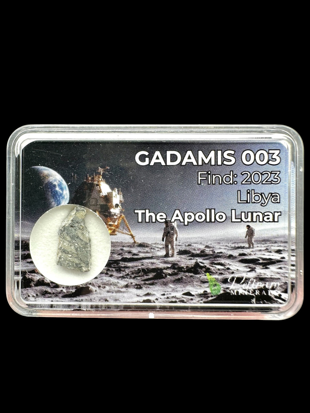 Lunar meteorite Gadamis 003 – 0,4g – Libya