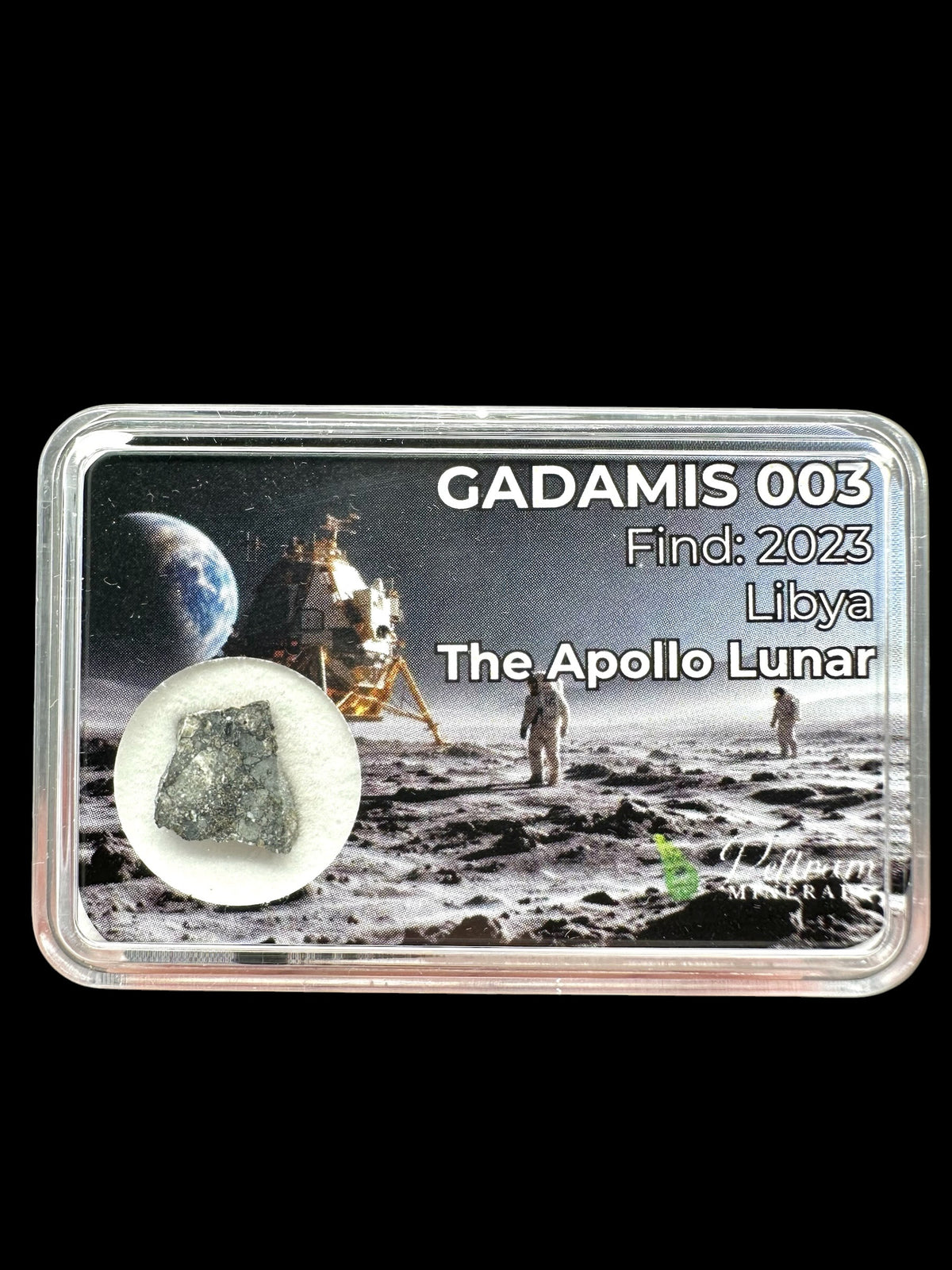 Lunar meteorite Gadamis 003 – 0,4g – Libya