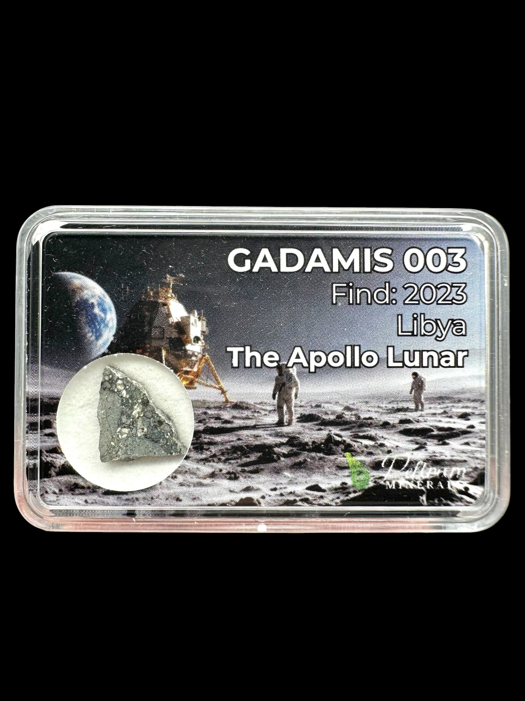 Lunar meteorite Gadamis 003 – 0,4g – Libya